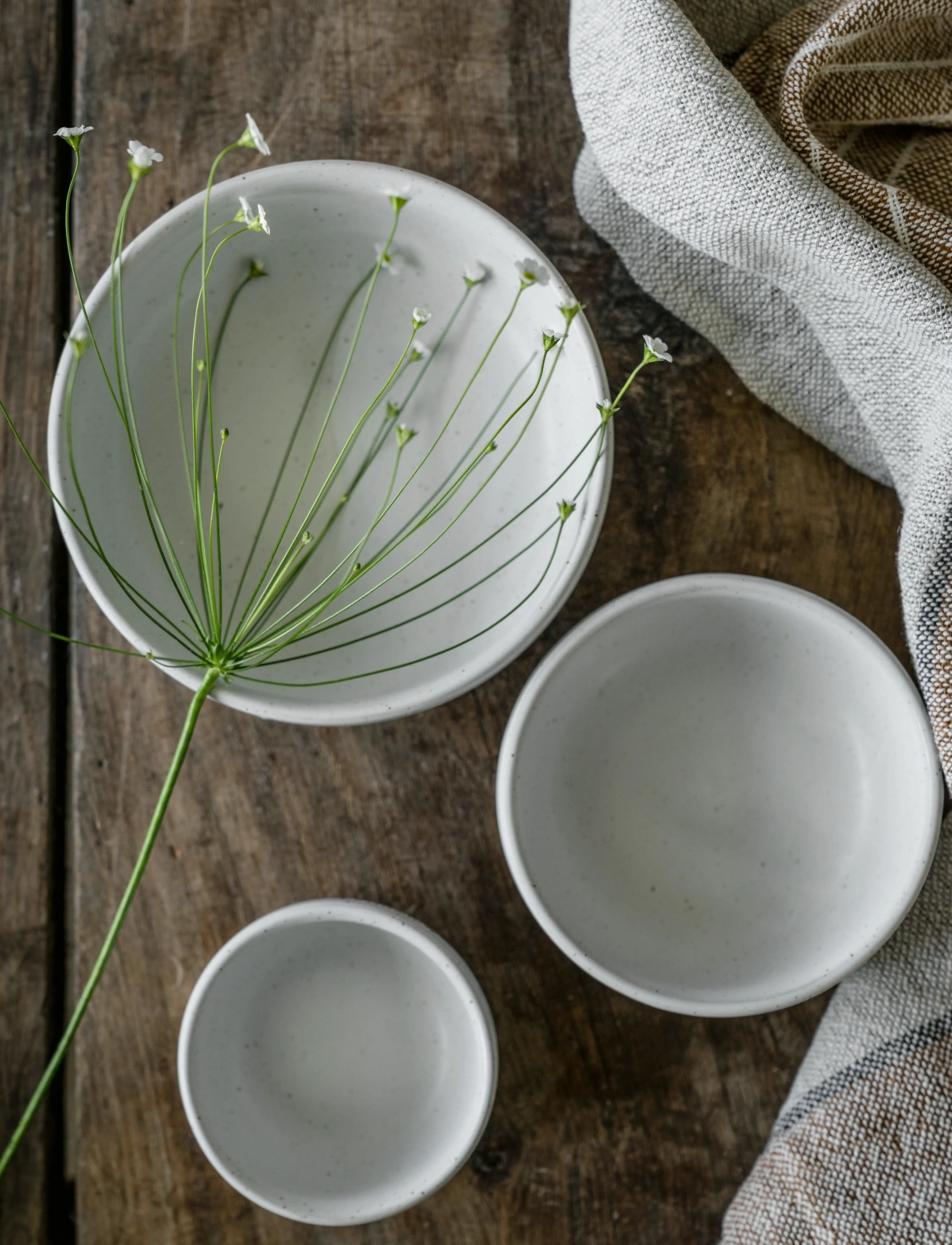 ERNST Bowl, Ø 14 cm, Bowls & Serving Dishes, Creme - Bowls, Homeware