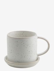 Cup w saucer - WHITE