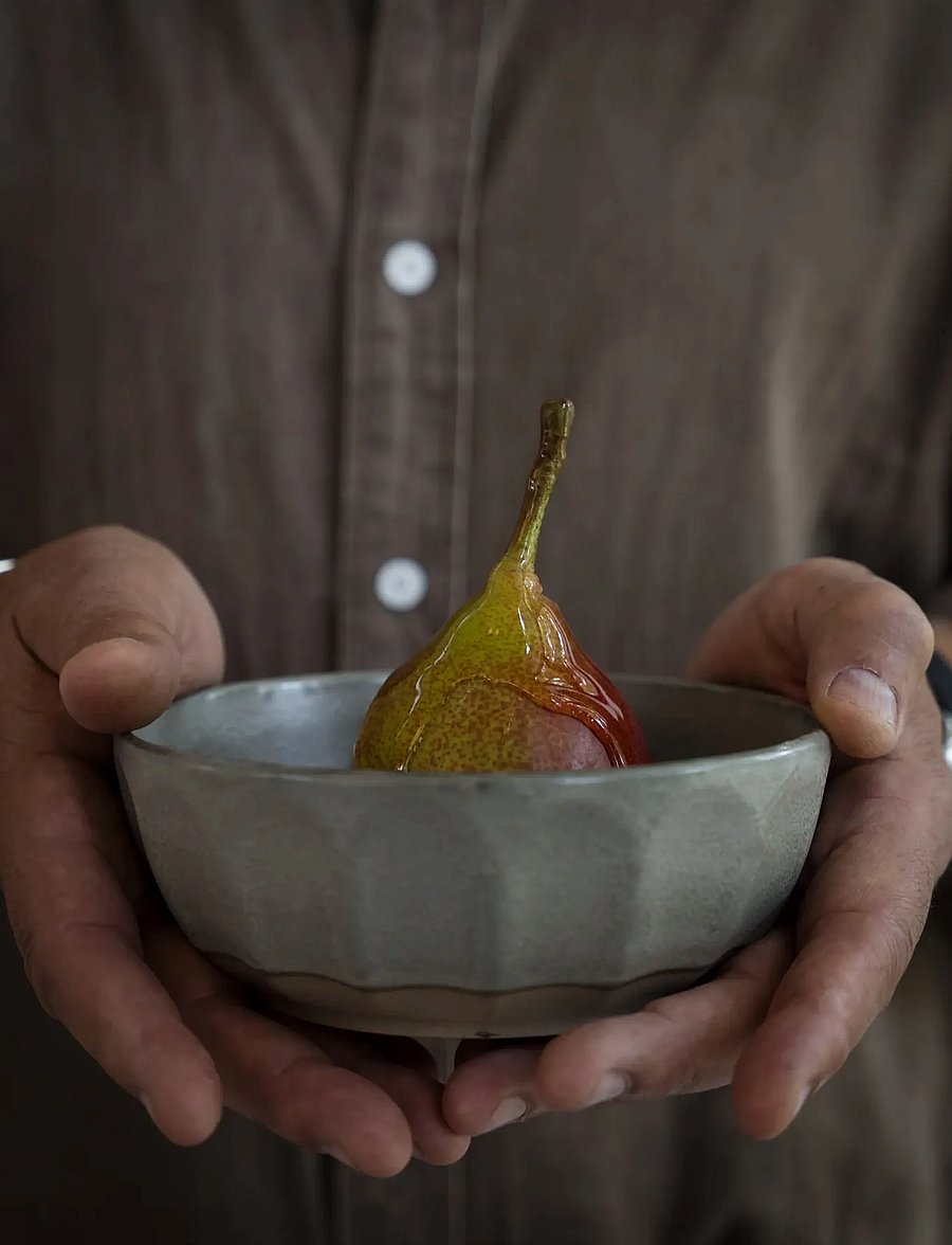 ERNST - Bowl - serveerimisnõud - grey/natural - 0