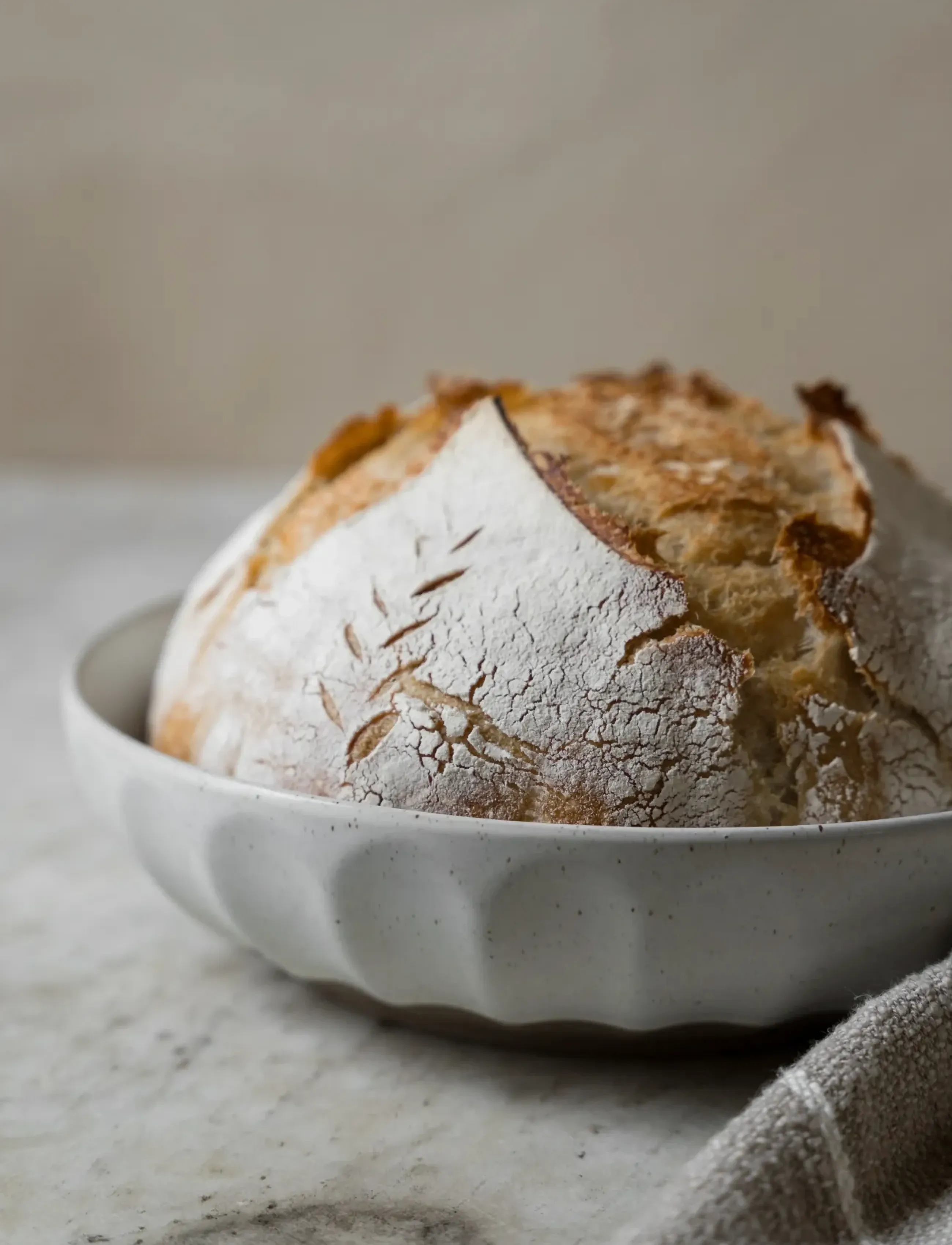 ERNST - Bowl - serveringsskåle - white/natural - 3
