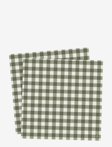 Paper napkin 33x33 green/lightgrey, ERNST