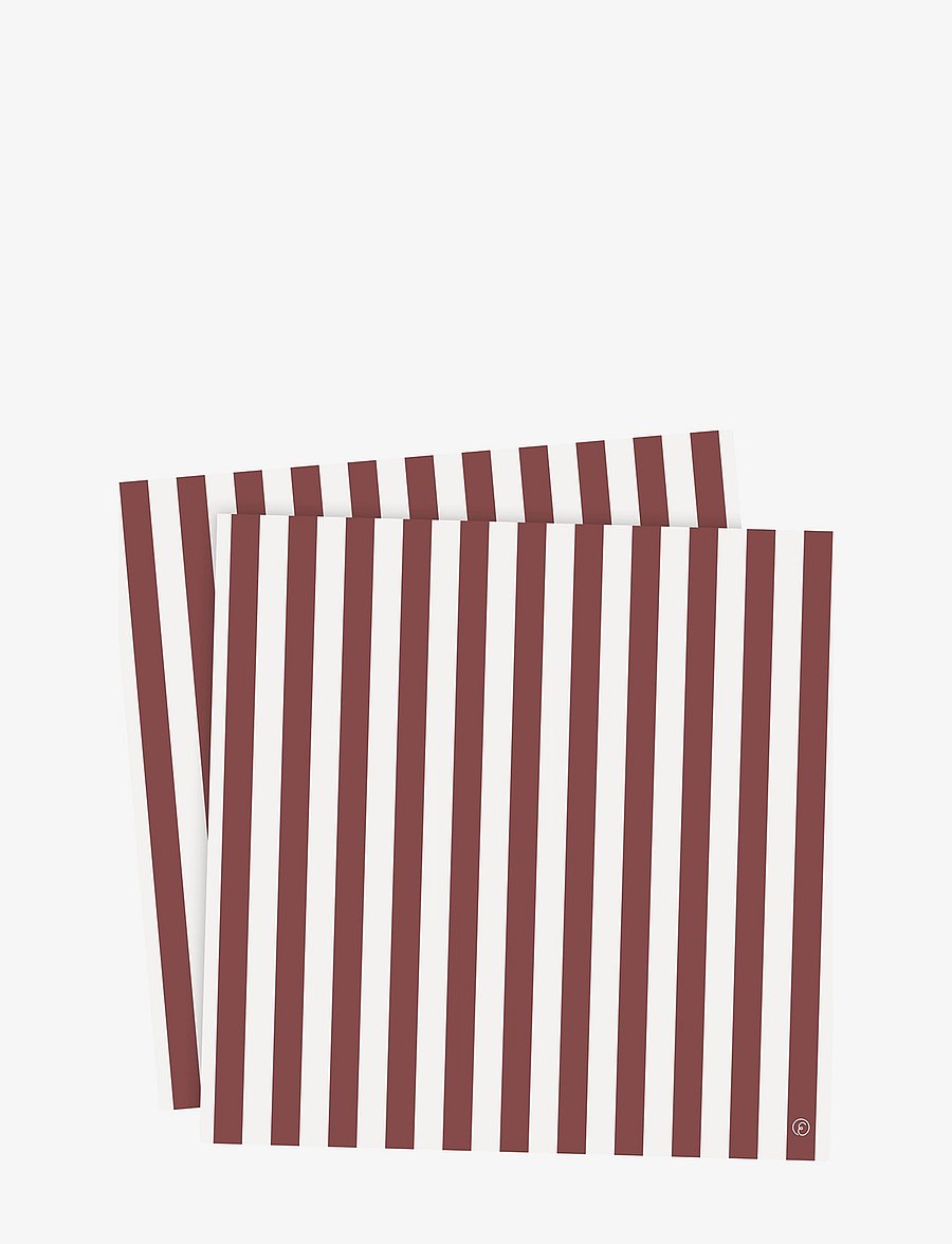 ERNST - Paper napkin - pabersalvrätikud - red/white - 1