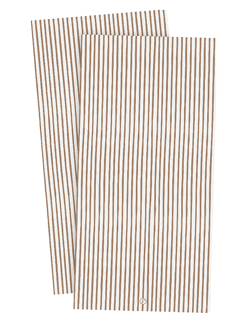 ERNST - Paper napkin - papierservietten - caramel/white - 0