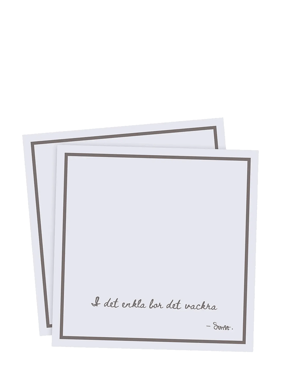 ERNST - Paper napkin - papierservietten - lightgrey - 1