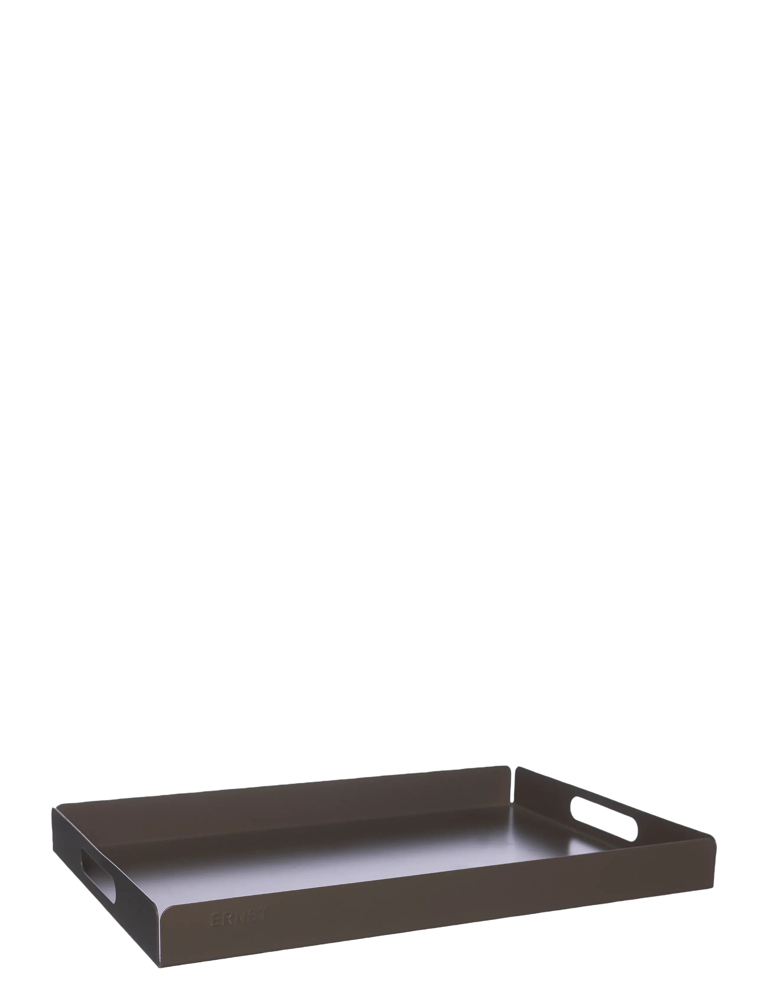 ERNST Metal tray - Tabletts - MOLE / black