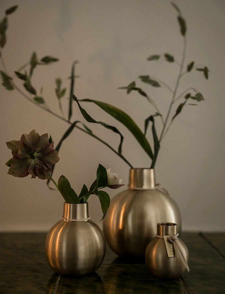 ERNST - Vase - vaasid - brass - 0