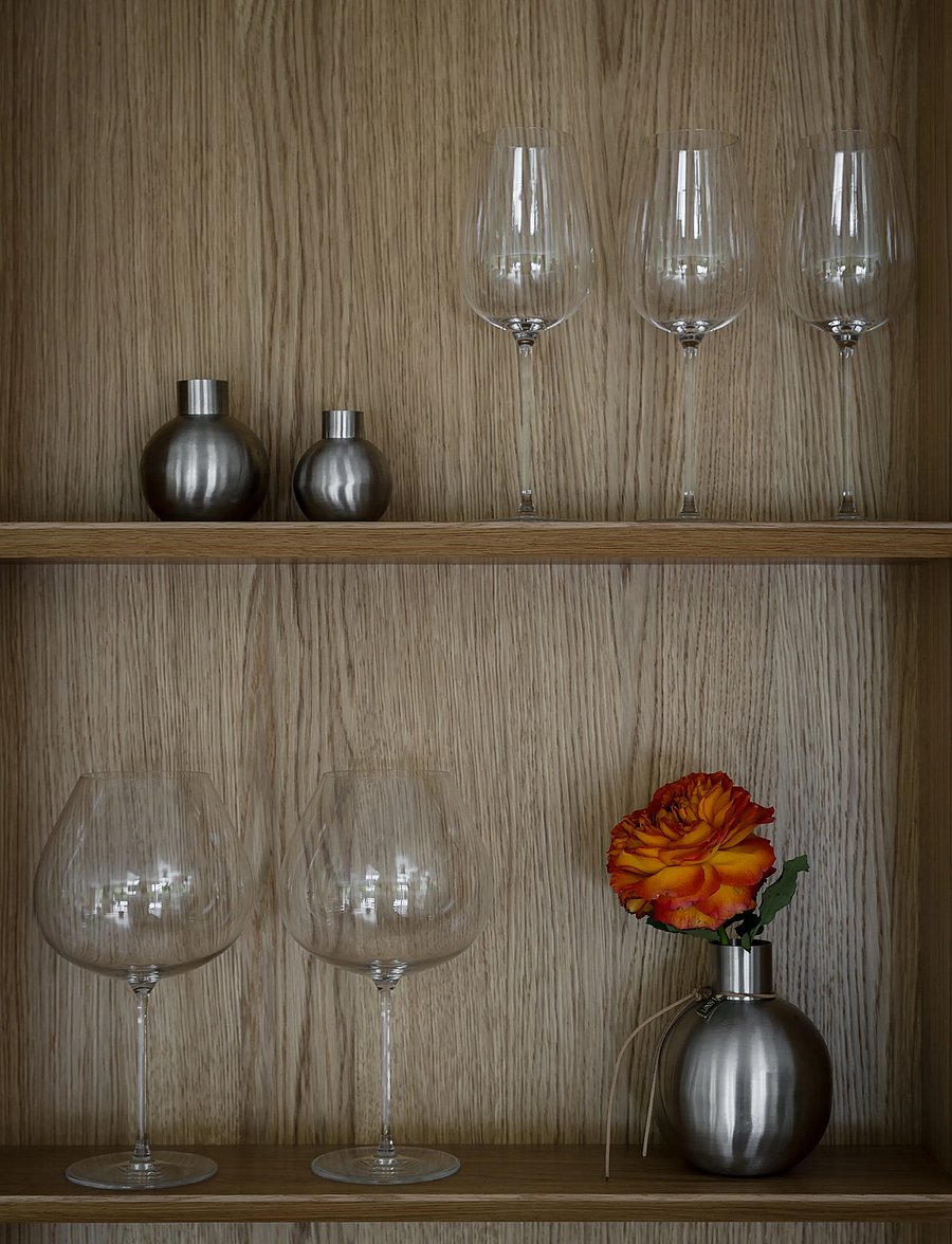 ERNST - Vase - vasen - silver - 0