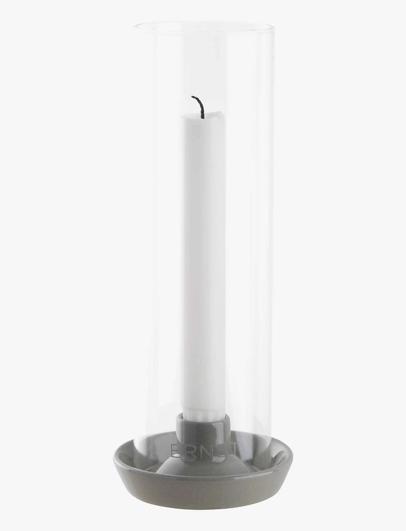 ERNST Lysestage Grau - H23.5CM - Unisex