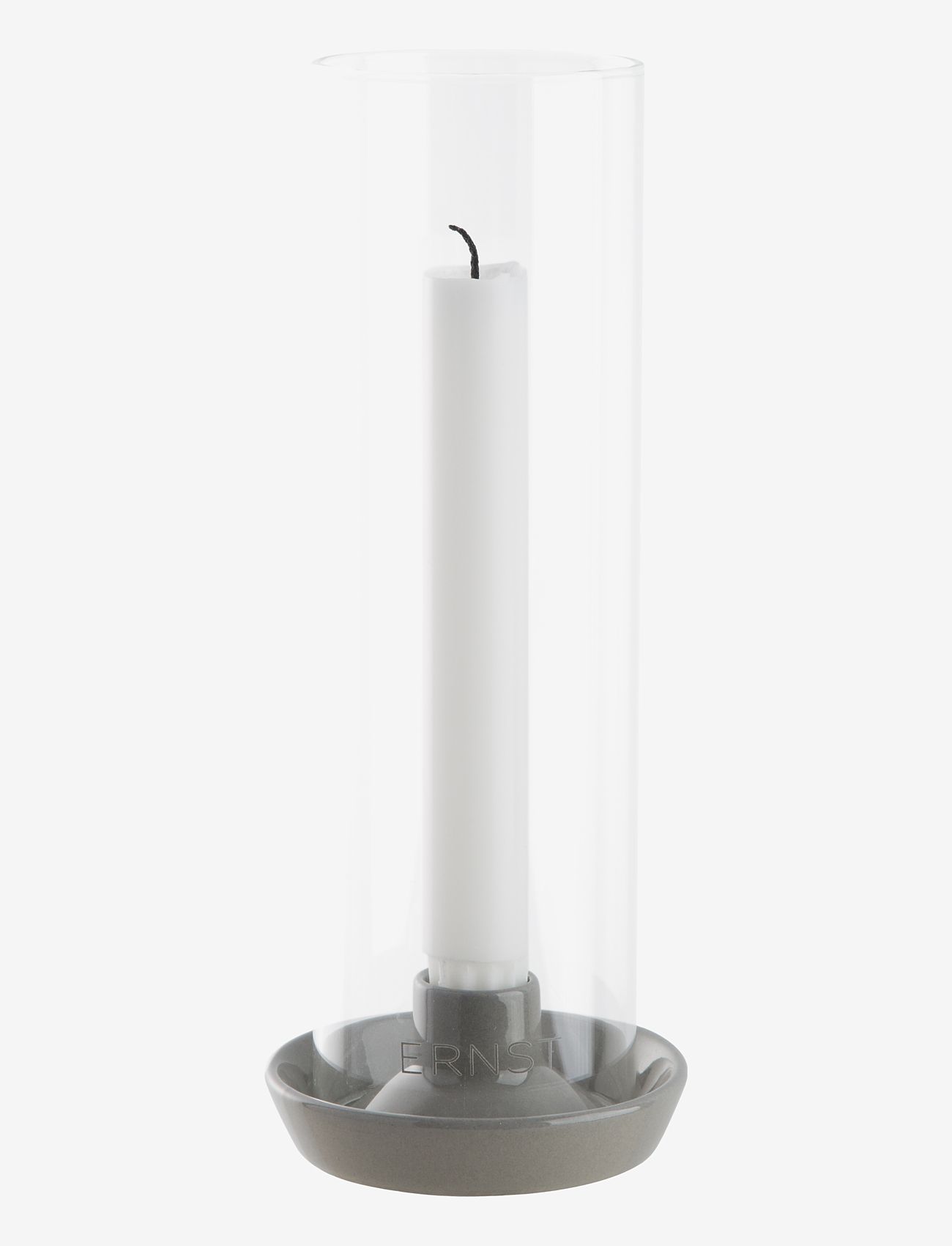 ERNST - Candleholder - laveste priser - grey - 0