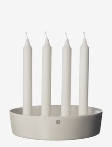 Candleholder 4 candles white, ERNST