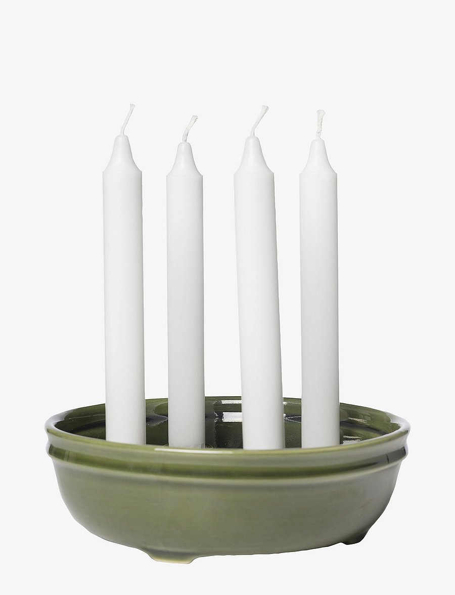 ERNST - Candleholder - green - 1