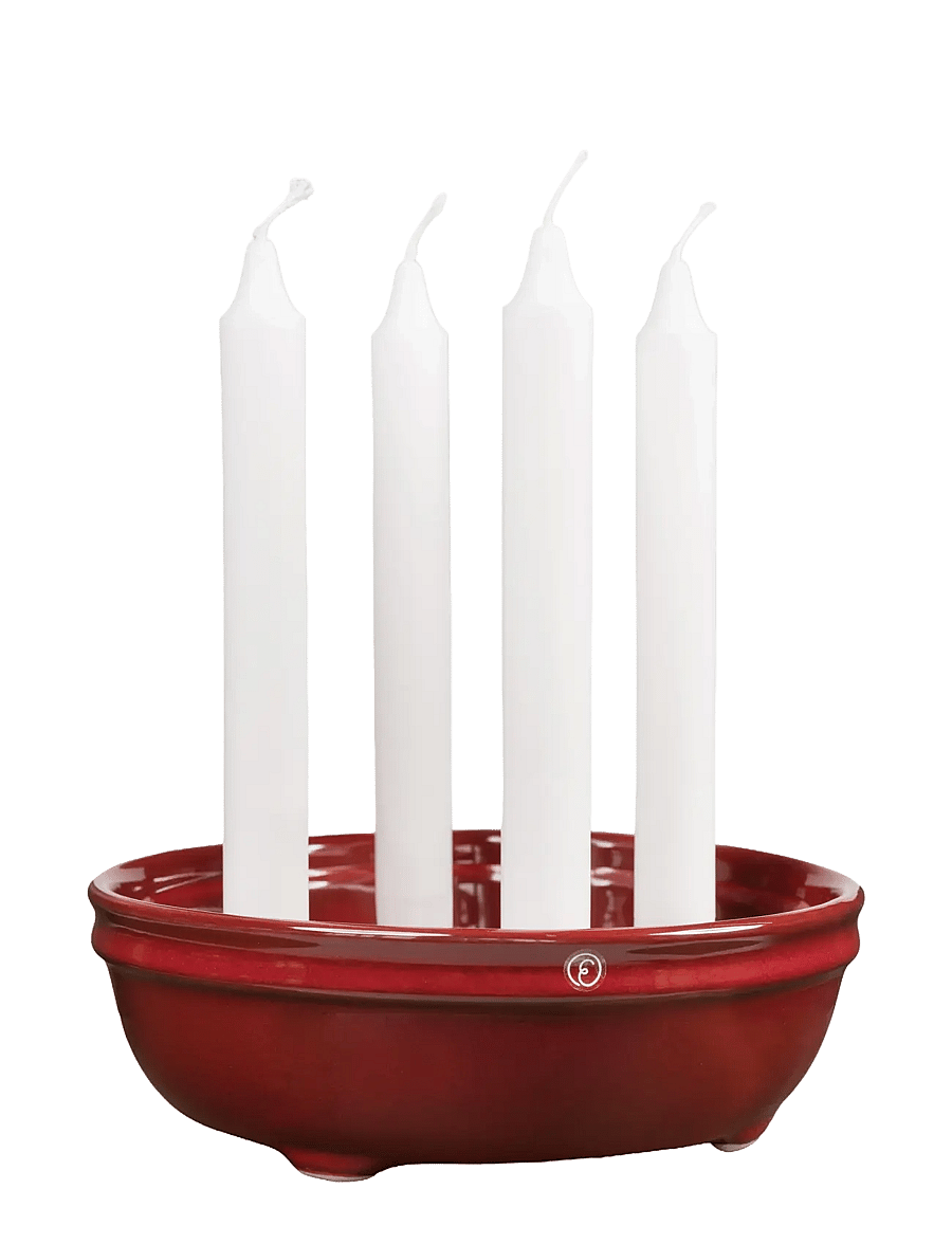 ERNST - Candleholder - madalaimad hinnad - red - 0