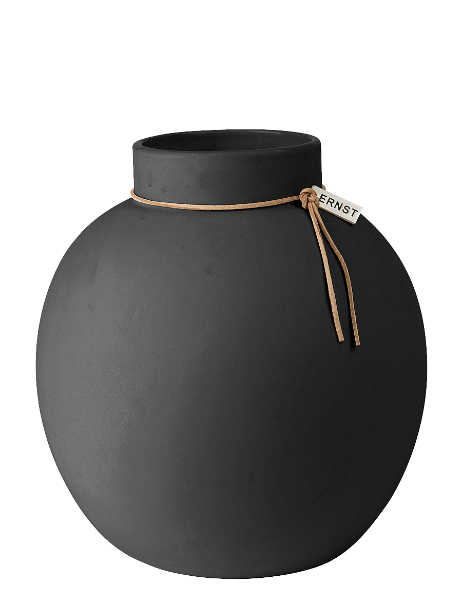 ERNST - Vase - vasen - darkgrey - 0