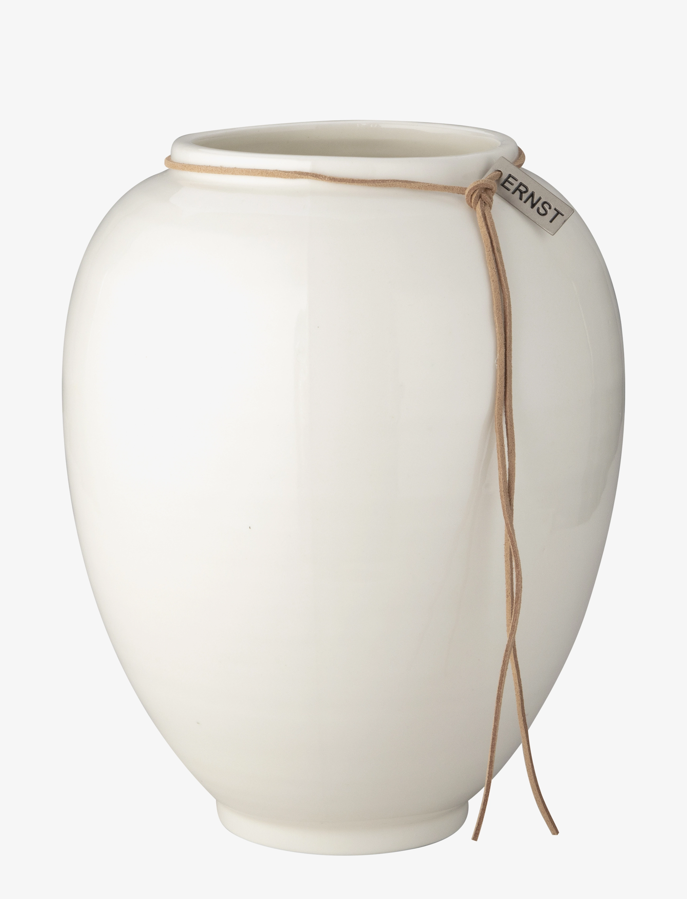 ERNST Vase, Vases, Hvid, Str: H22CM