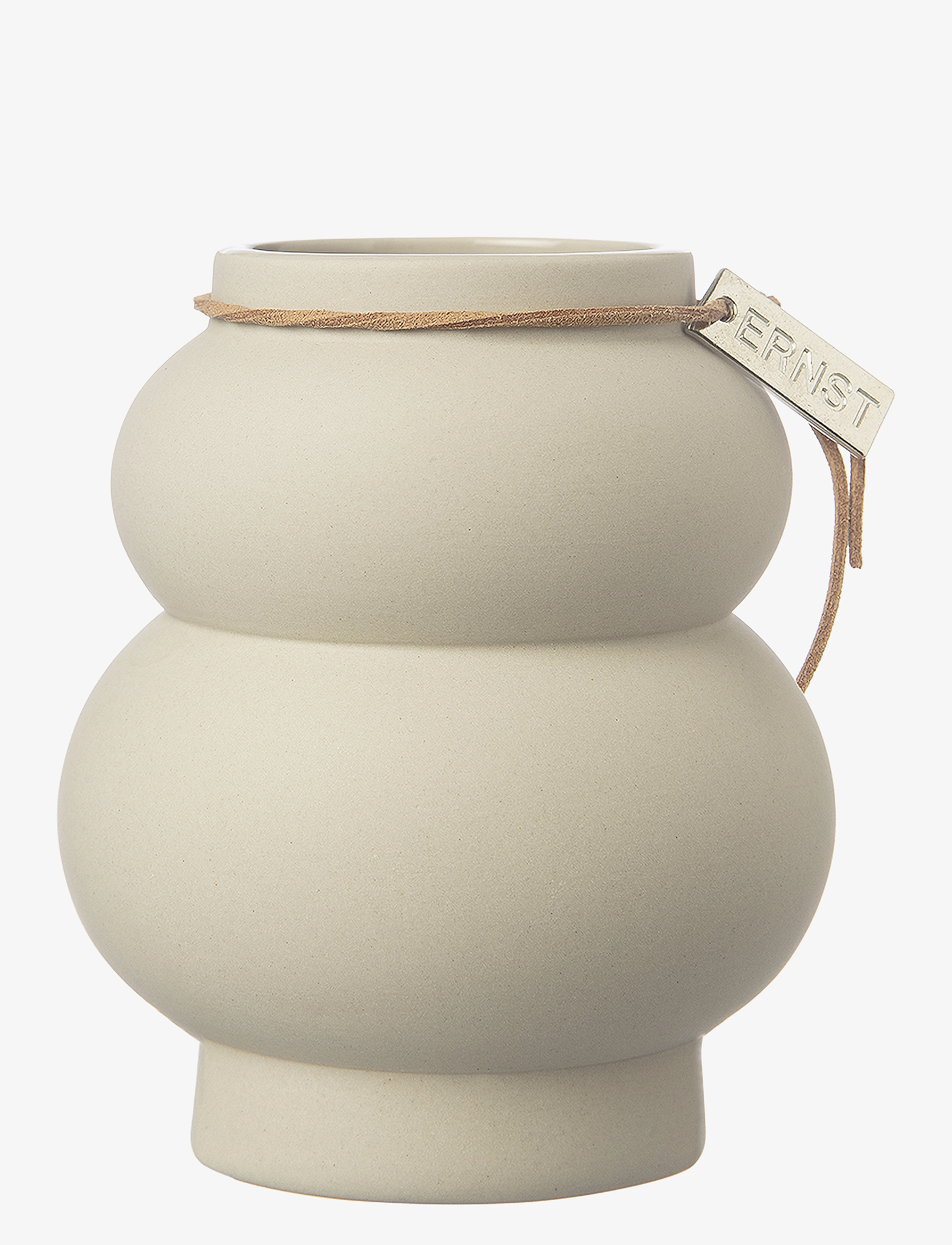 ERNST Vase, H:21.5 cm, Decoration, Grau - Vases, Homeware