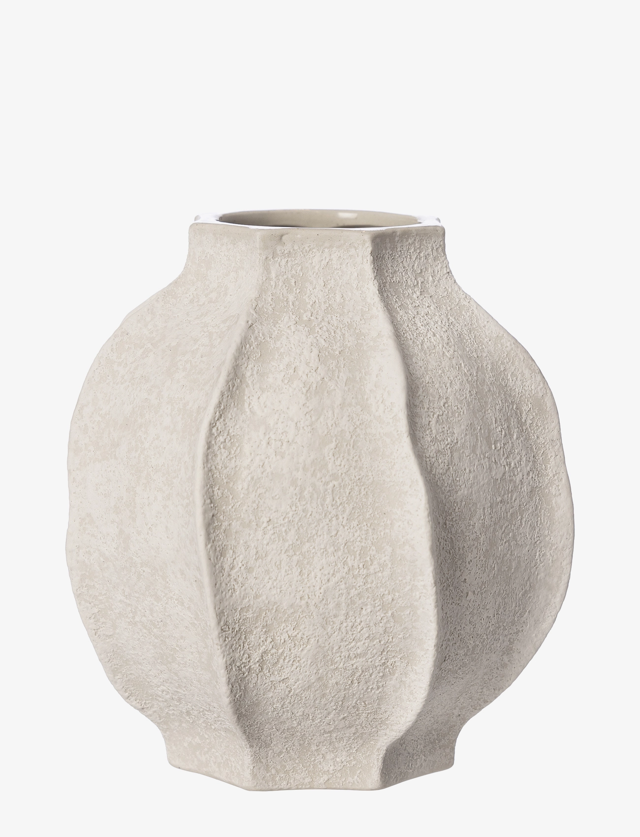 ERNST Vase, Ø 24 cm, Decoration, Beige - Vases, Homeware