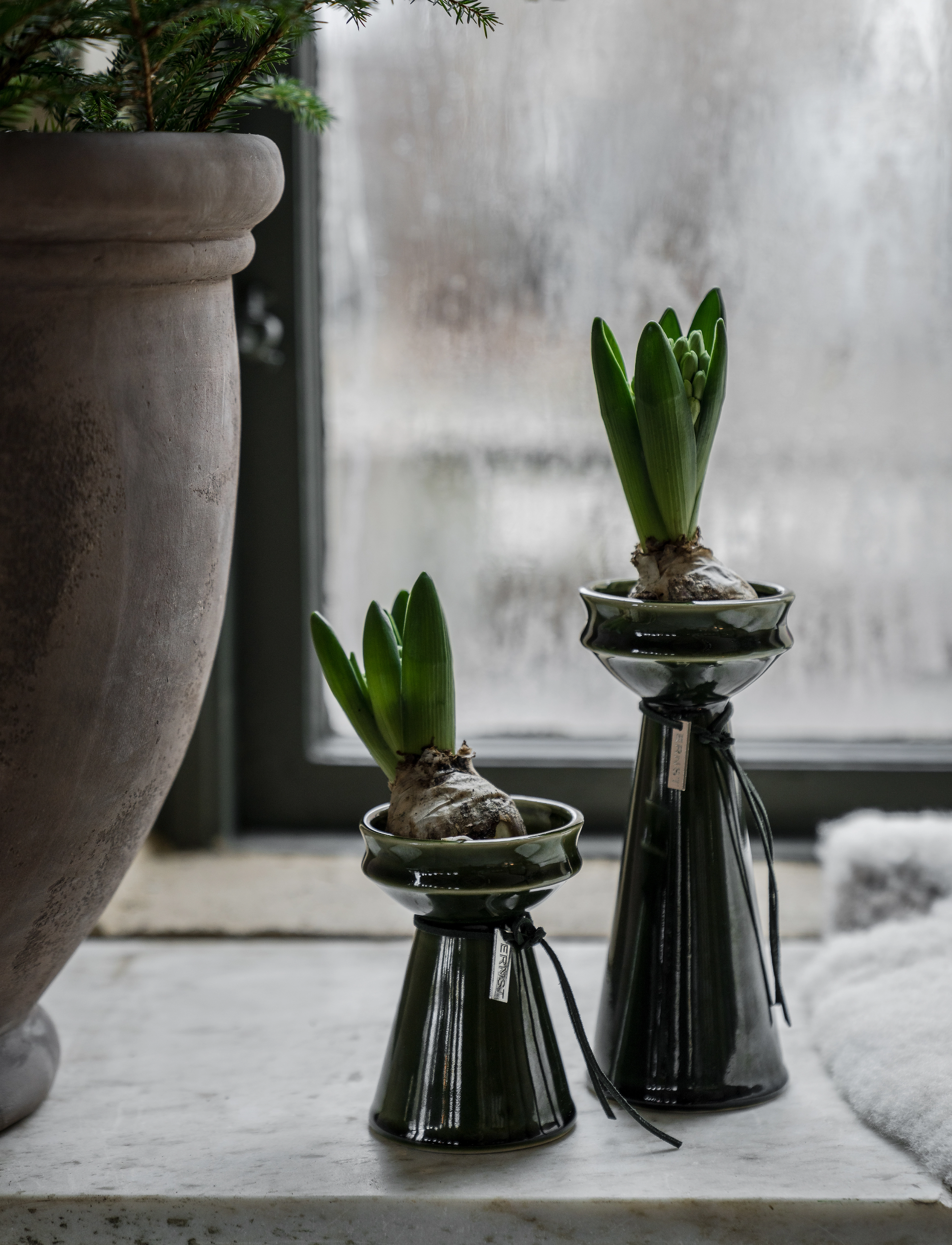 ERNST - Vase - vasen - green - 0