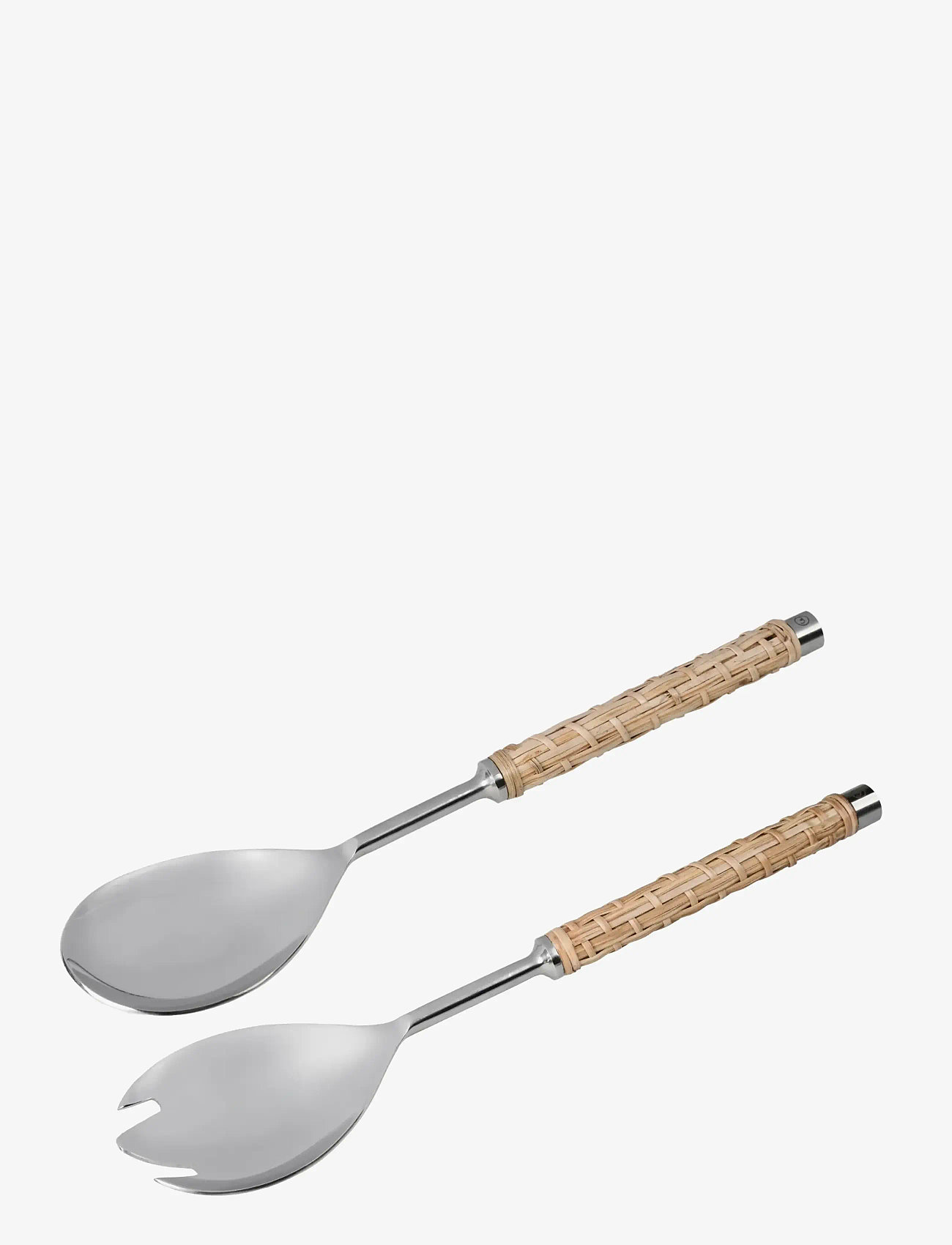 ERNST - Fork and spoon - salad cutlerys - natural - 1