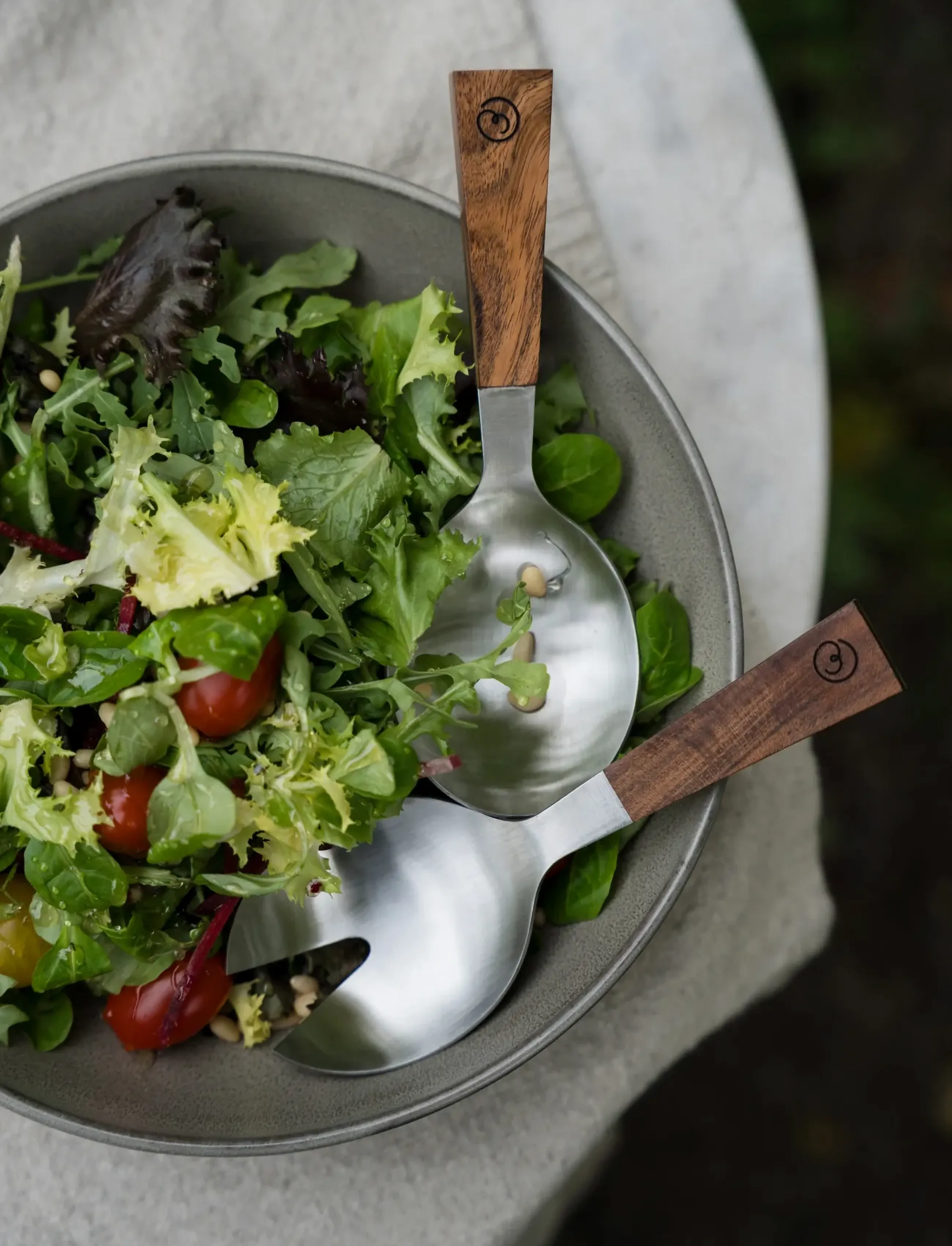 ERNST - Cutlery for salad - salatilusikad - natural - 2