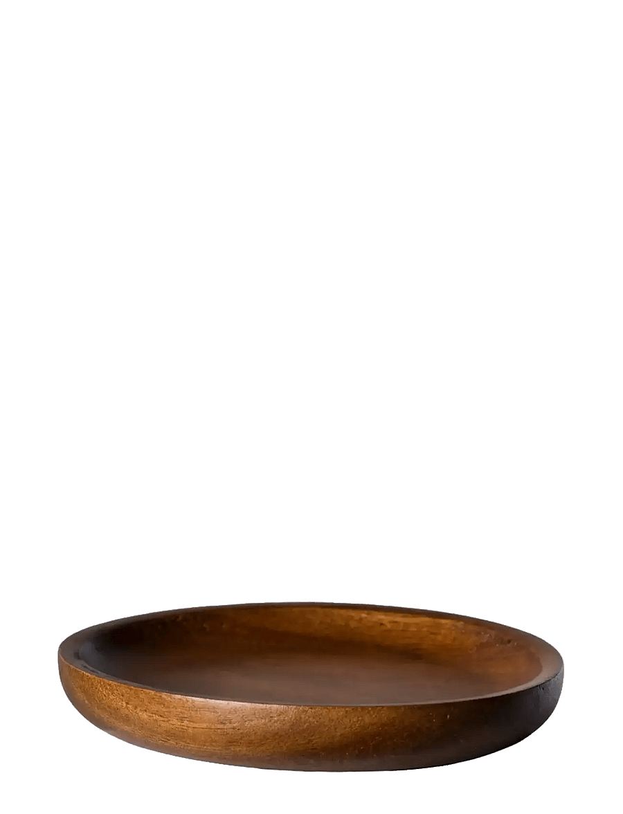 ERNST - Wooden tray - kandikud - dark wood - 1
