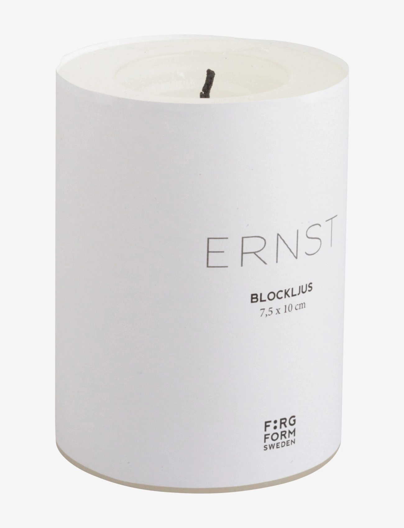 Pillar candle - WHITE