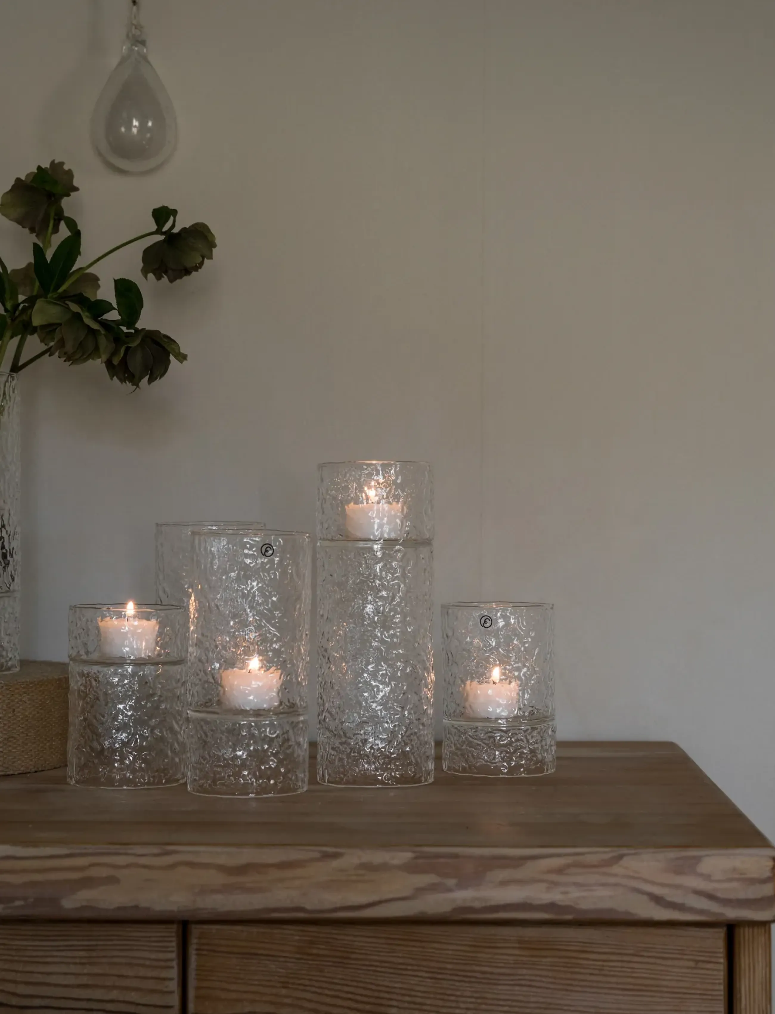 ERNST - Candleholder/Vase - clear - 3