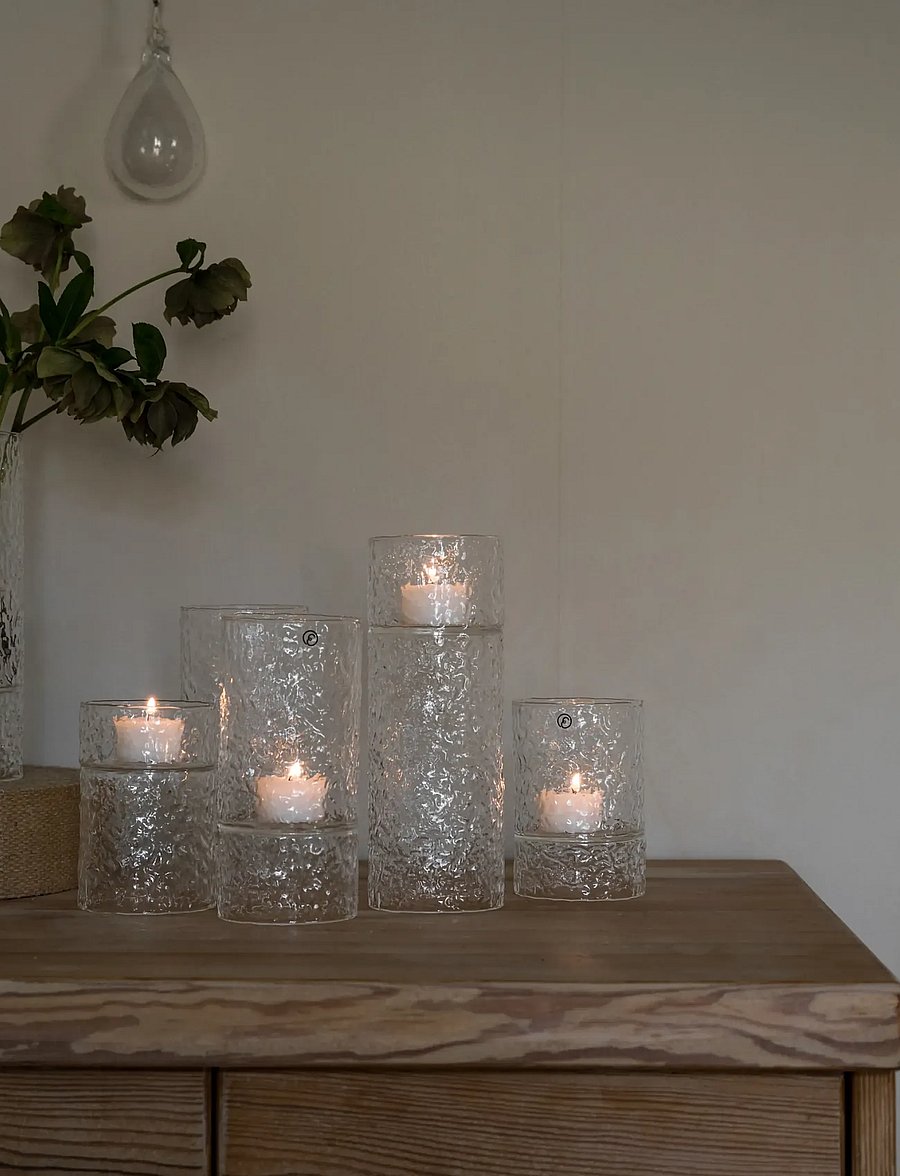 ERNST - Candleholder/Vase - kerzenständer - clear - 3