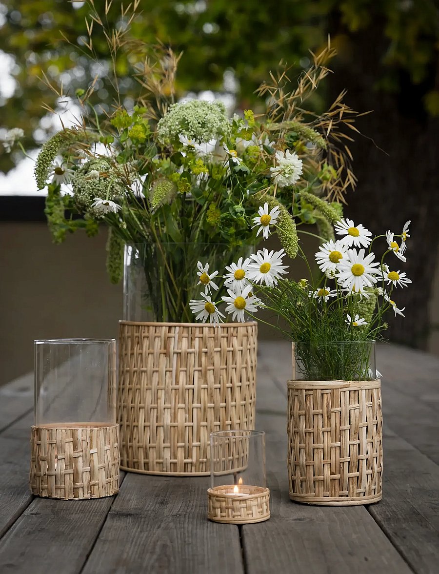ERNST - Candleholder/Vase - laternen - natural - 0