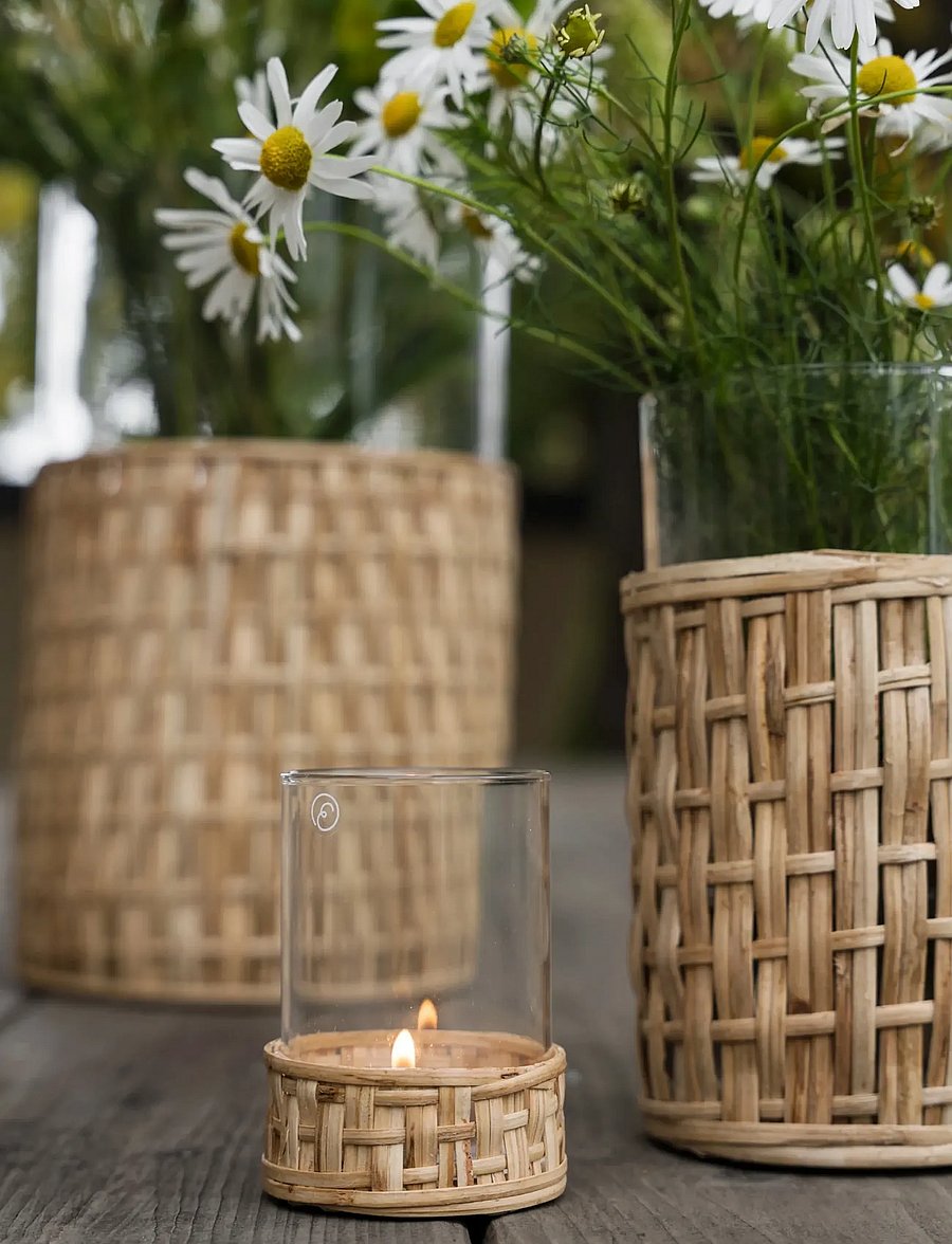 ERNST - Candleholder/Vase - laternen - natural - 2