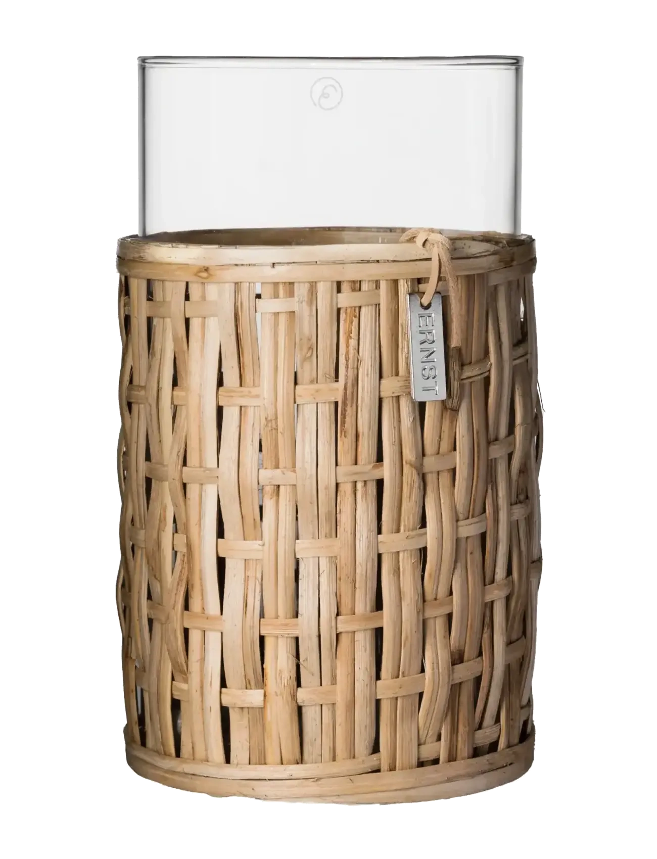 ERNST Vase With Basket, Vase, Str: ONE SIZE