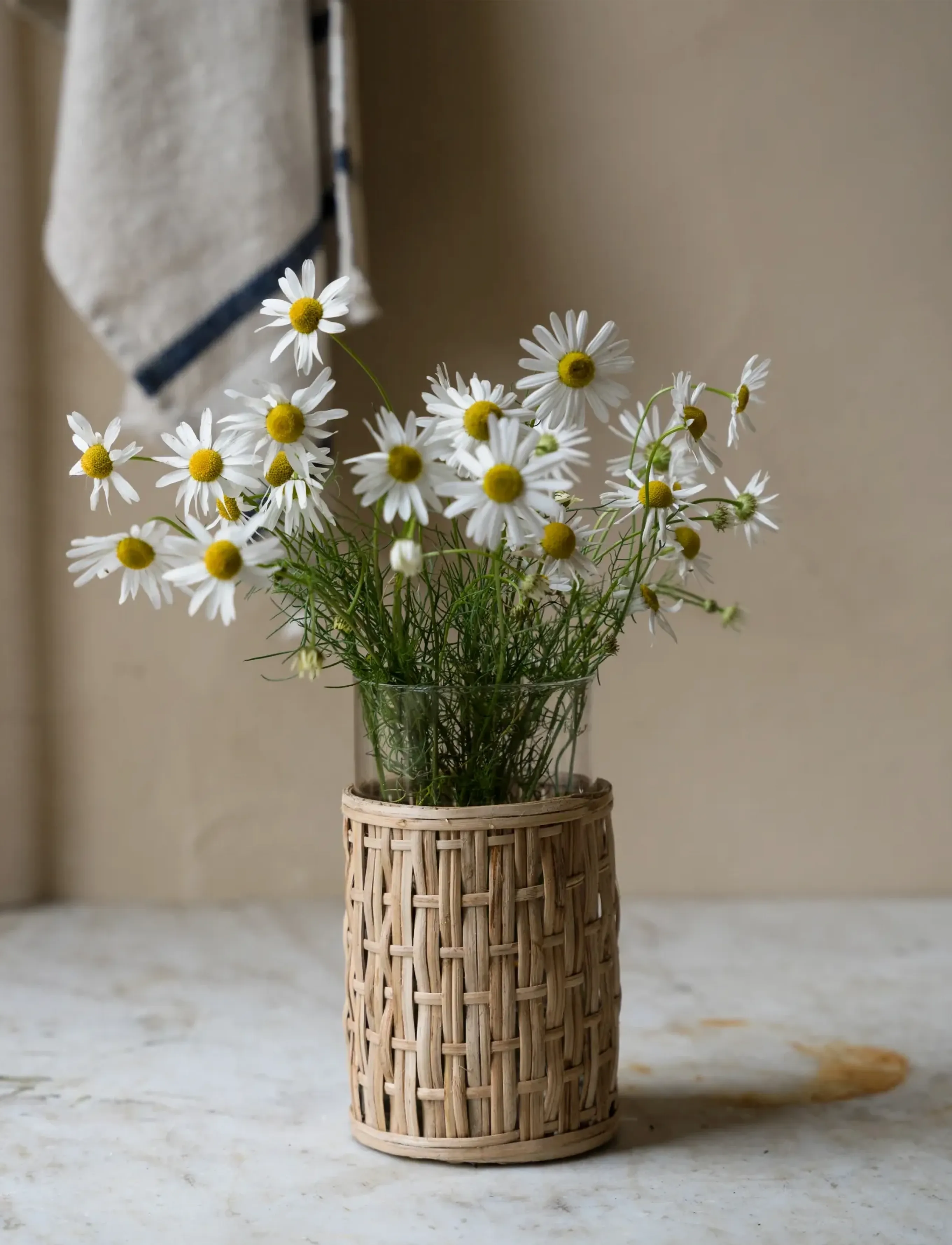 ERNST Vase With Basket, One Size, Vases - Other Vases, Homeware