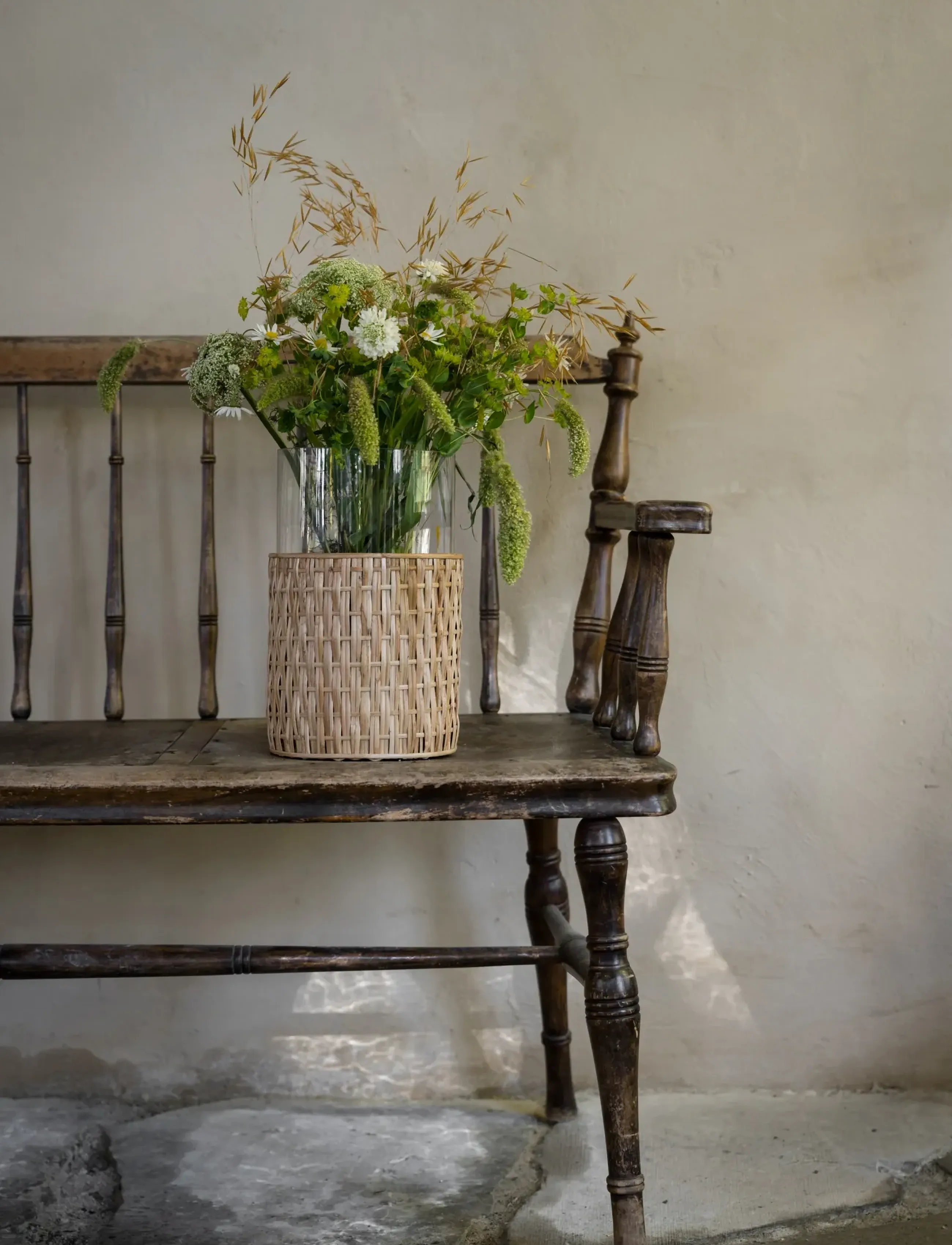 ERNST Vase With Basket, One Size, Vases - Other Vases, Homeware