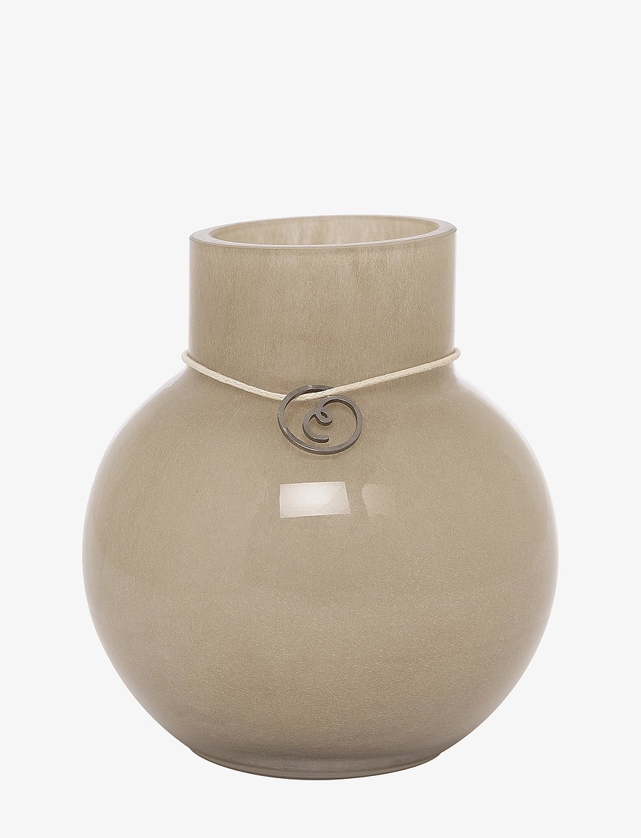ERNST - Glassvase - vasen - beige - 1