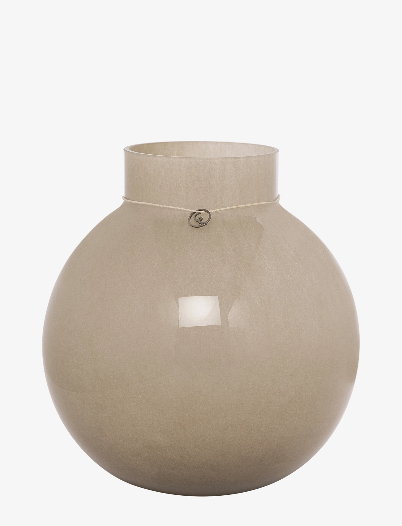 ERNST Glasvas Beige - H22CM - Unisex