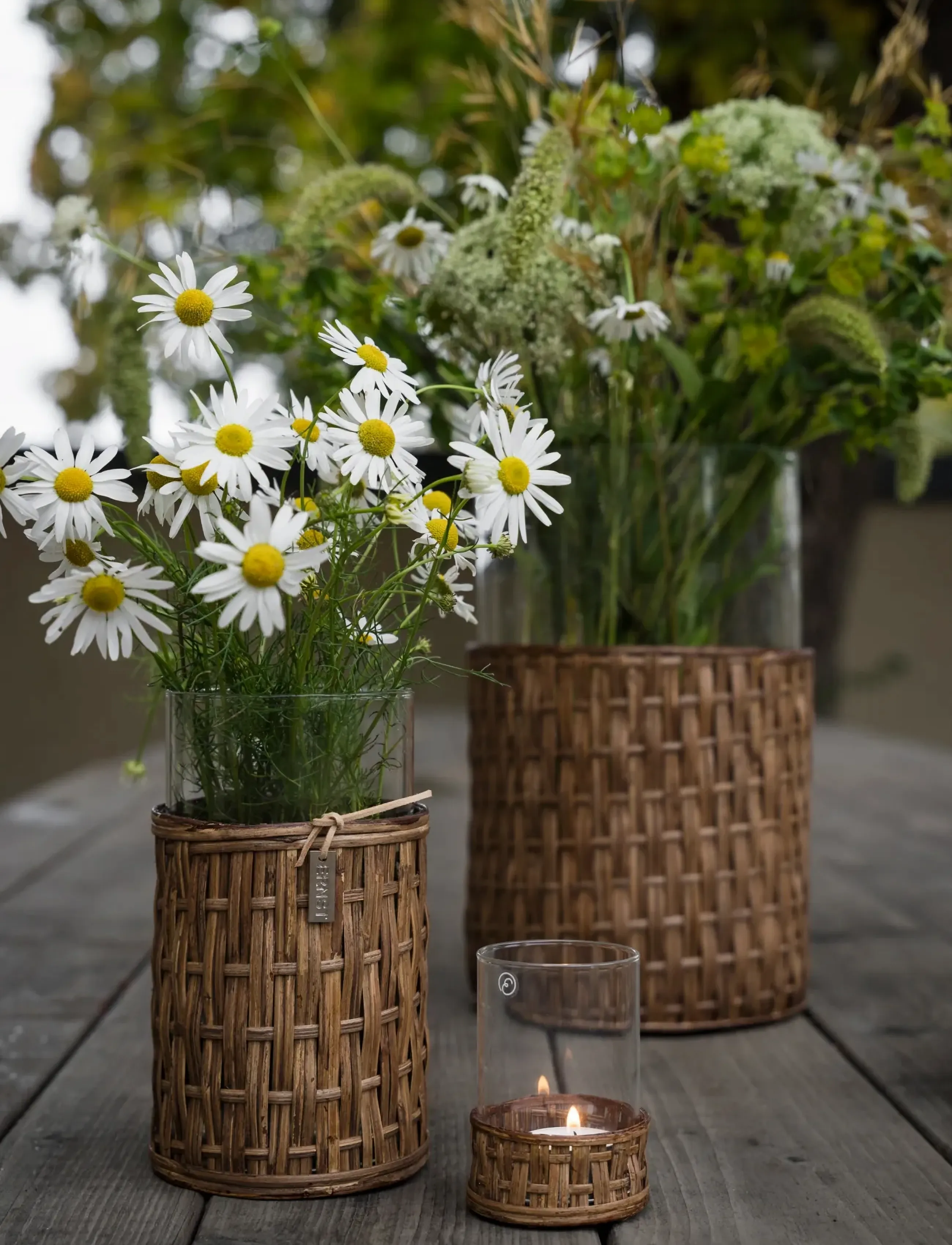 ERNST Candleholder/Vase, One Size, Brown, Lysestager & Fyrfadsstager > Indendørs Lanterner, Unisex