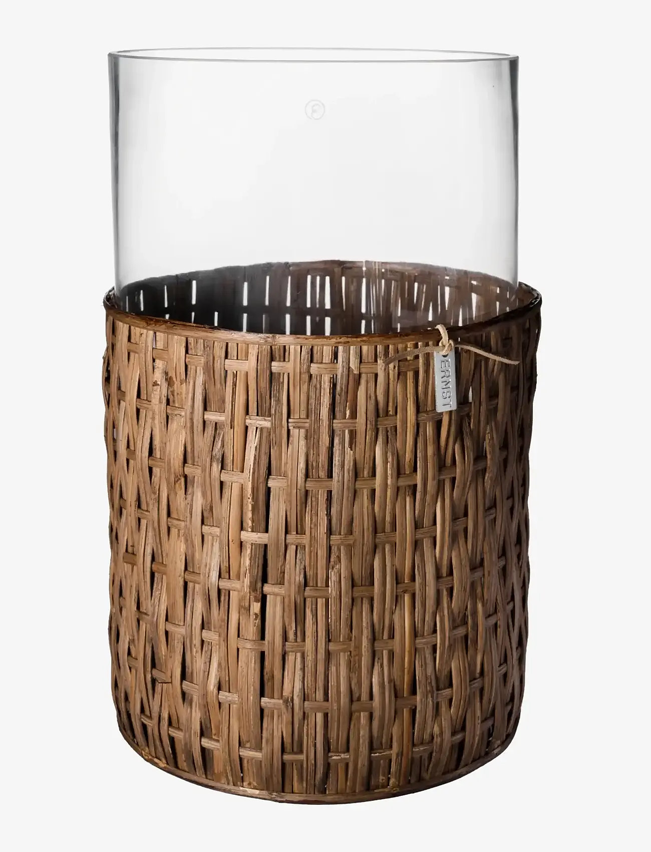 ERNST - Vase with basket - laternen - darkbrown - 1
