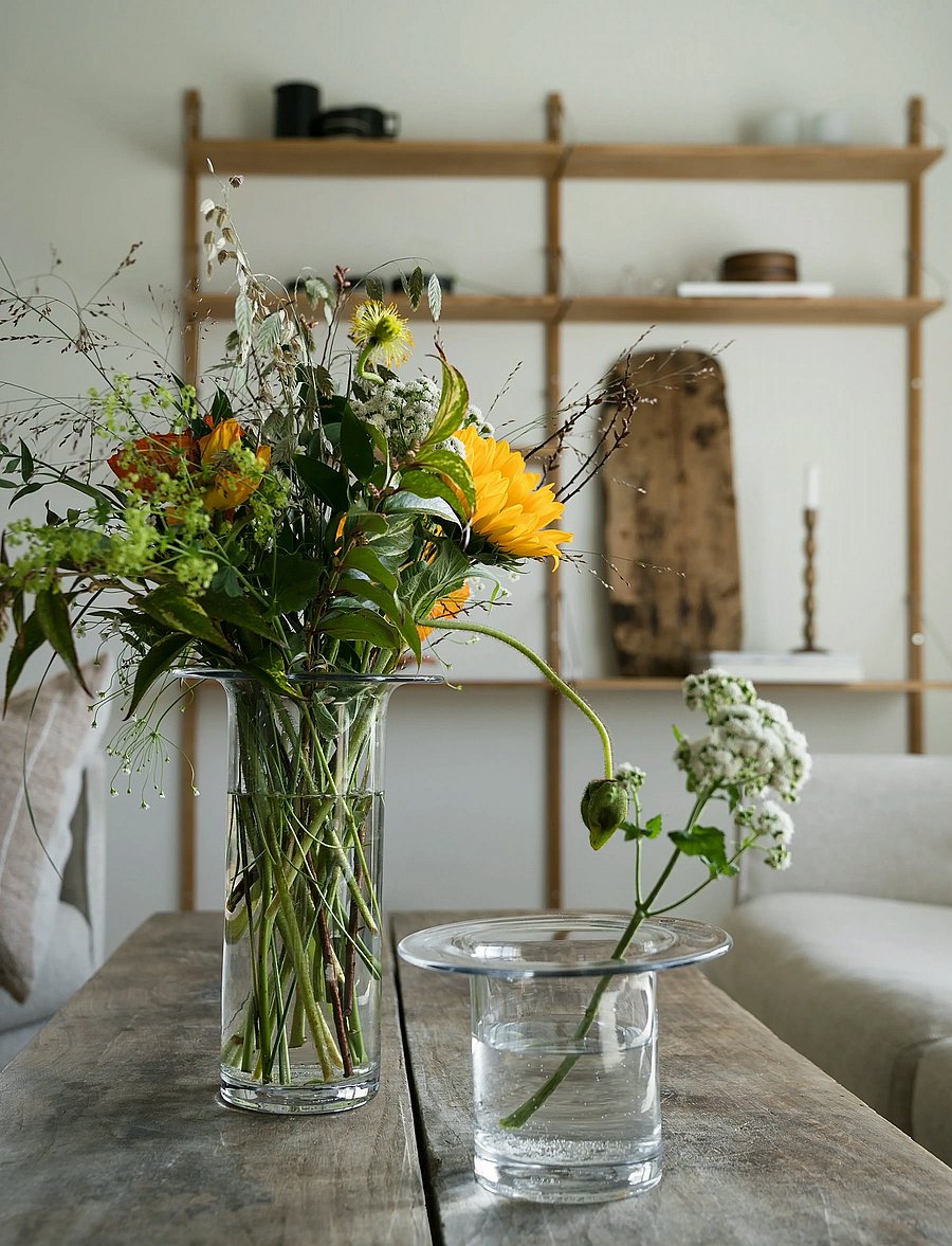 ERNST - Glassvase - vaasid - clear - 2