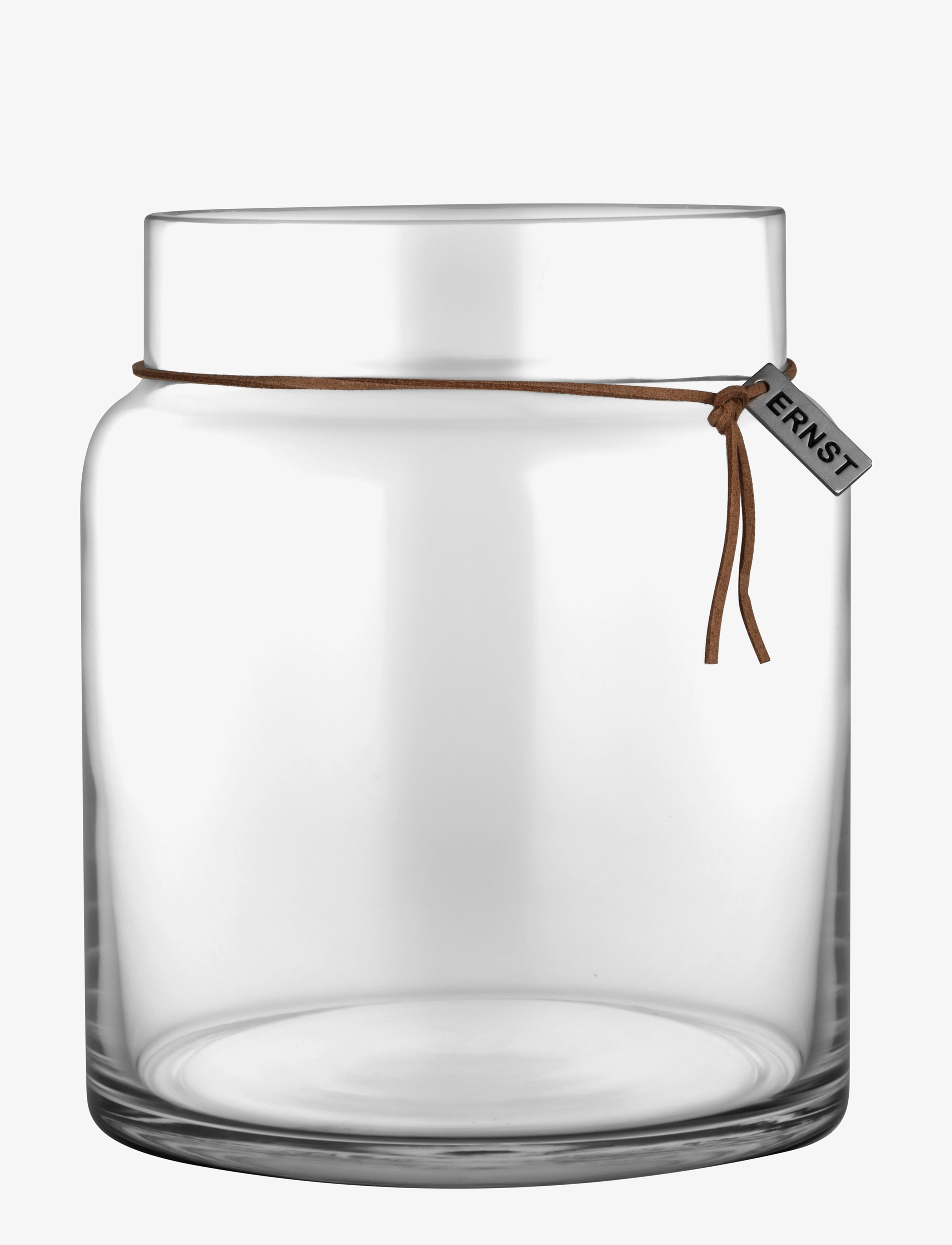 ERNST Glasvask, Stor vase, Nude, Str: H18CM