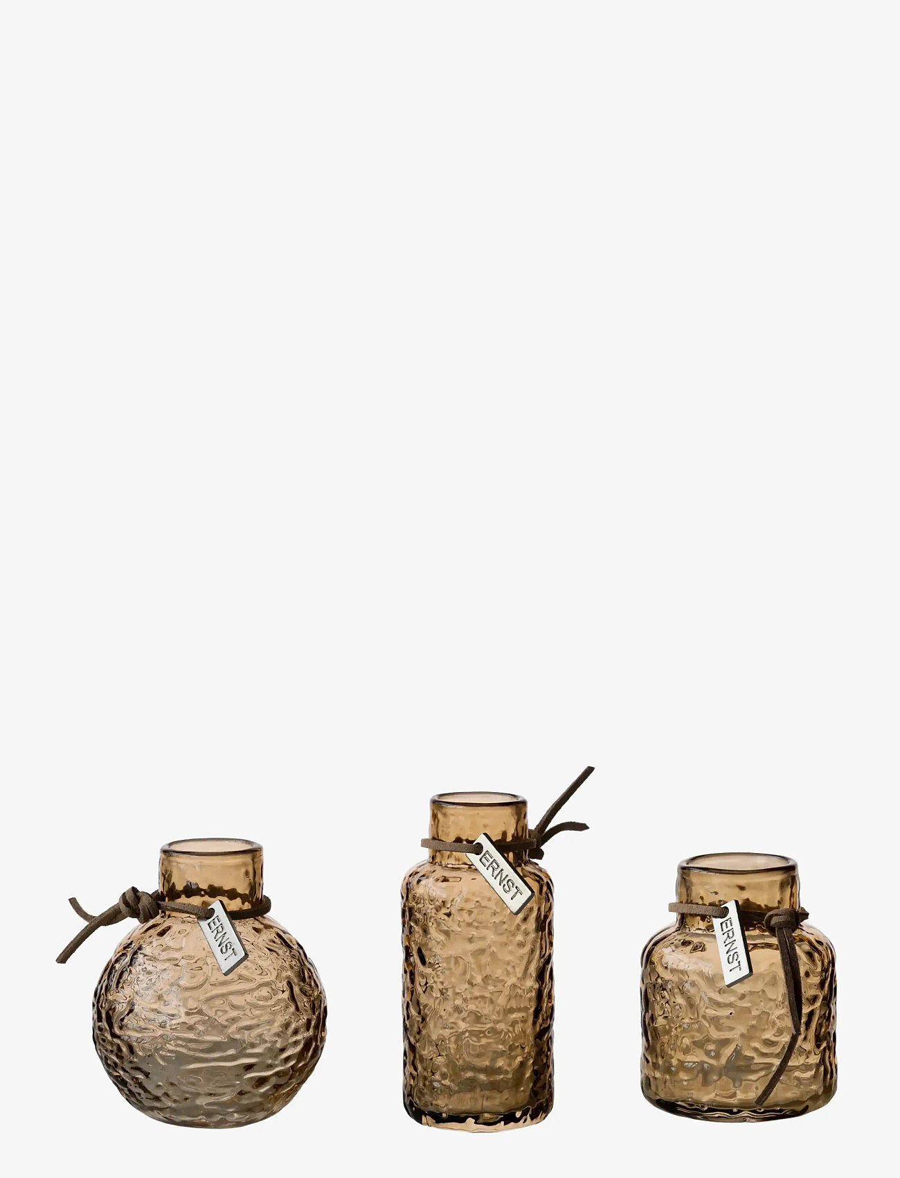 ERNST - Glassvases  3-p - nach preis einkaufen - amber - 1