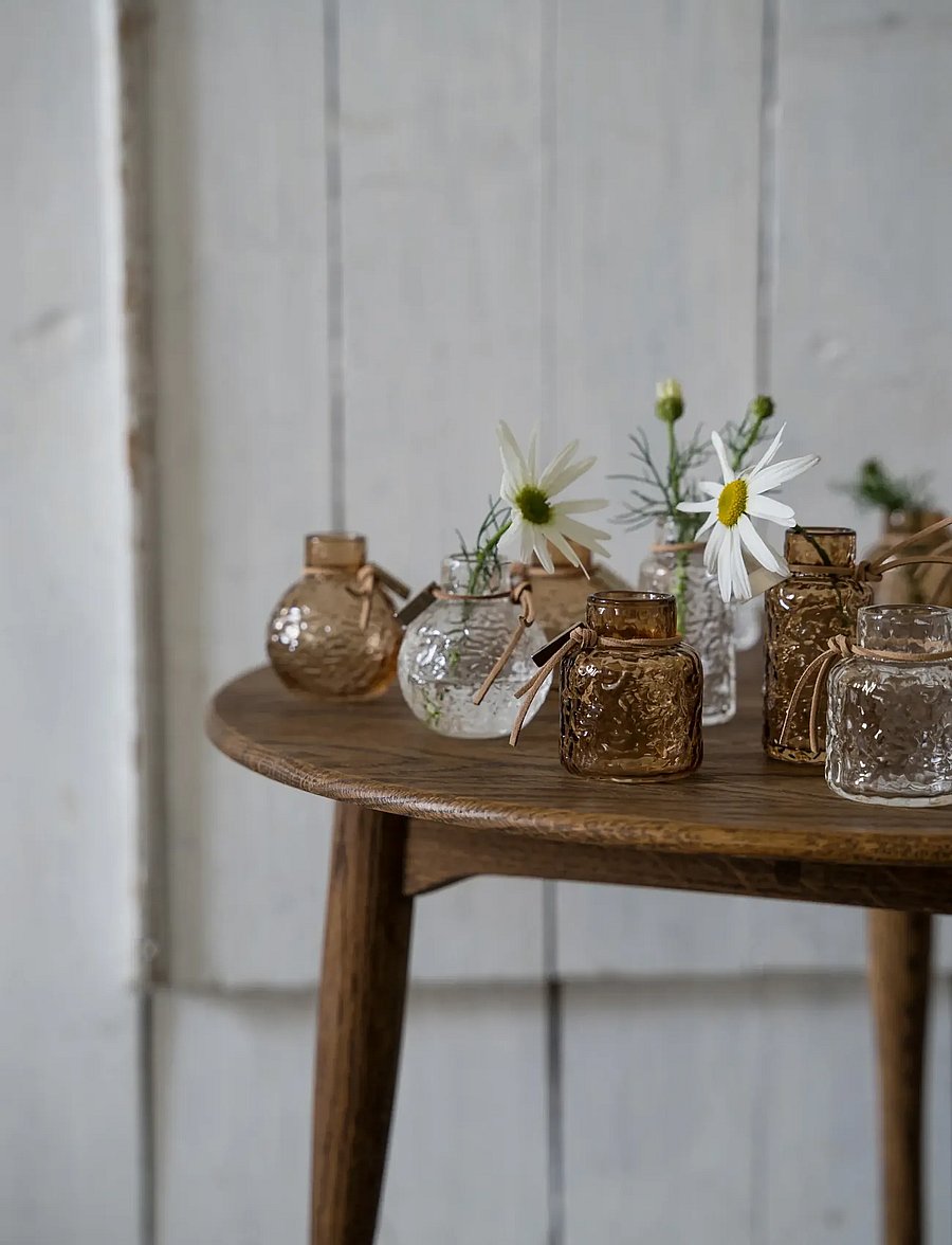 ERNST - Glassvases 3-p - osta hinna alusel - amber - 5