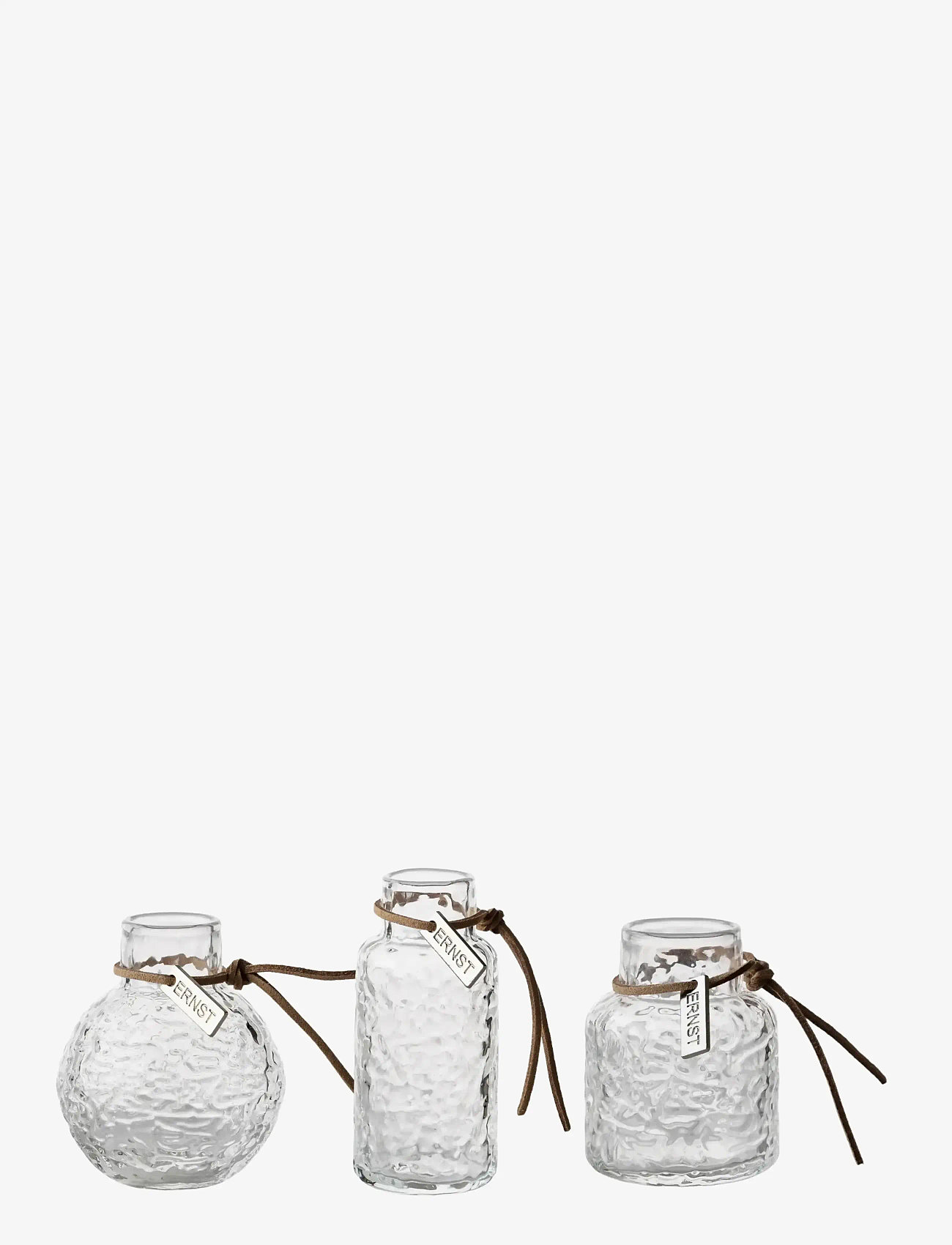 ERNST - Glassvases  3-p - køb efter pris - clear - 1