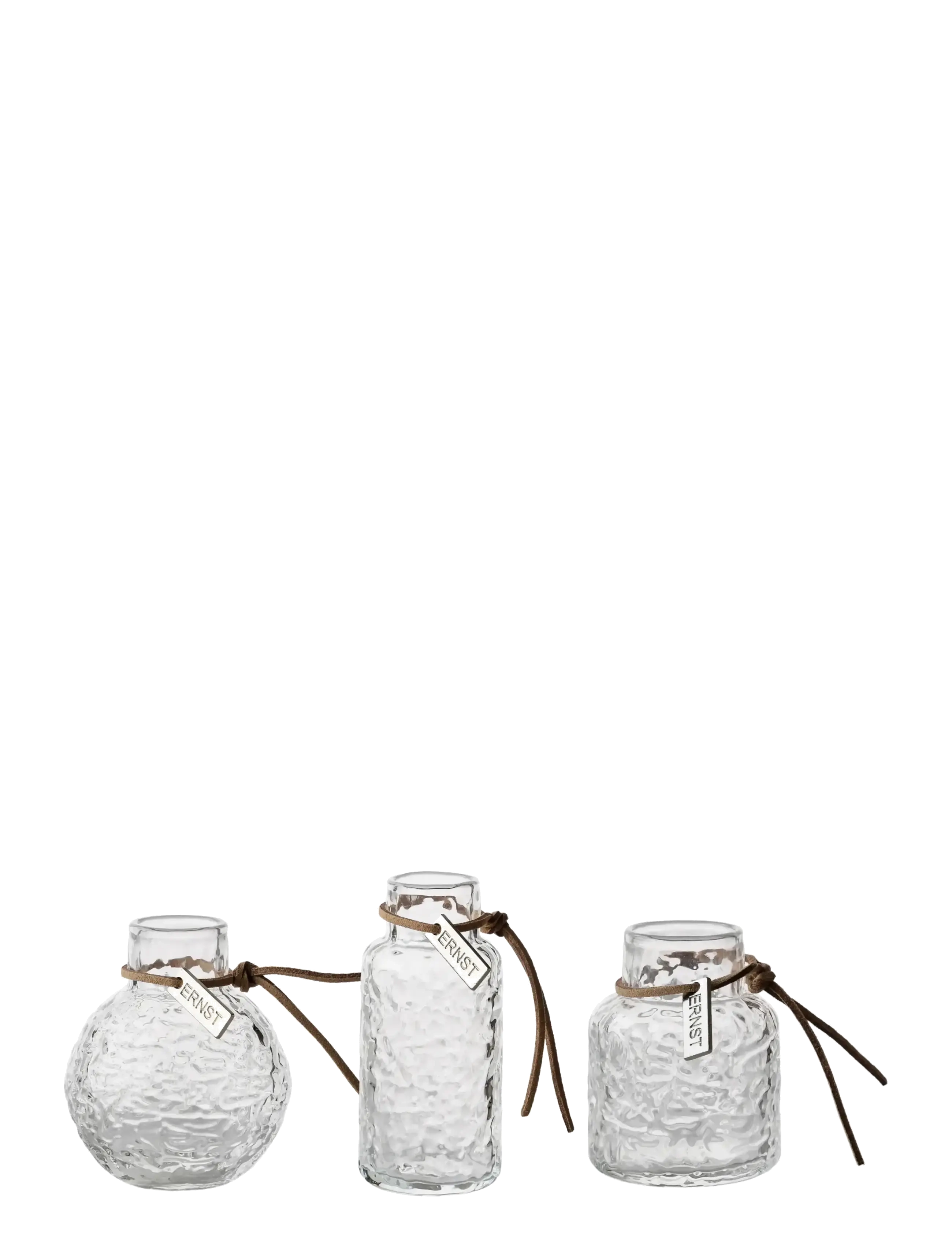 ERNST Glassvases  3-p - Interiør - CLEAR / undefined