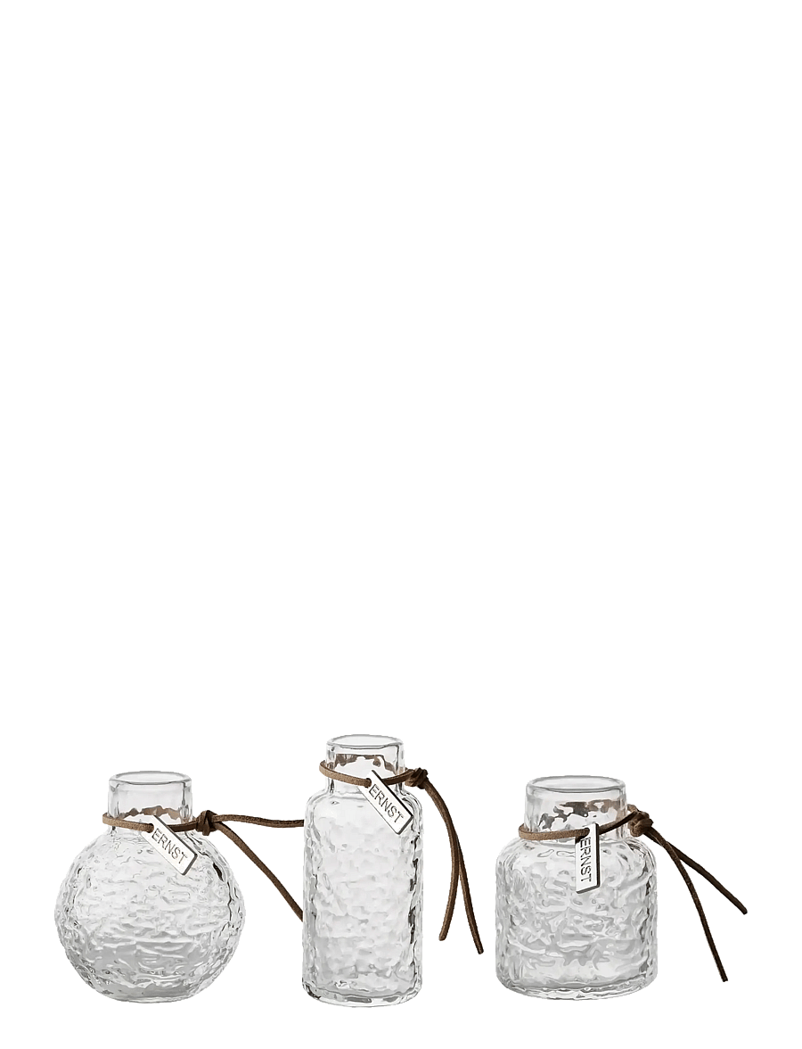 ERNST - Glassvases 3-p - osta hinna alusel - clear - 1