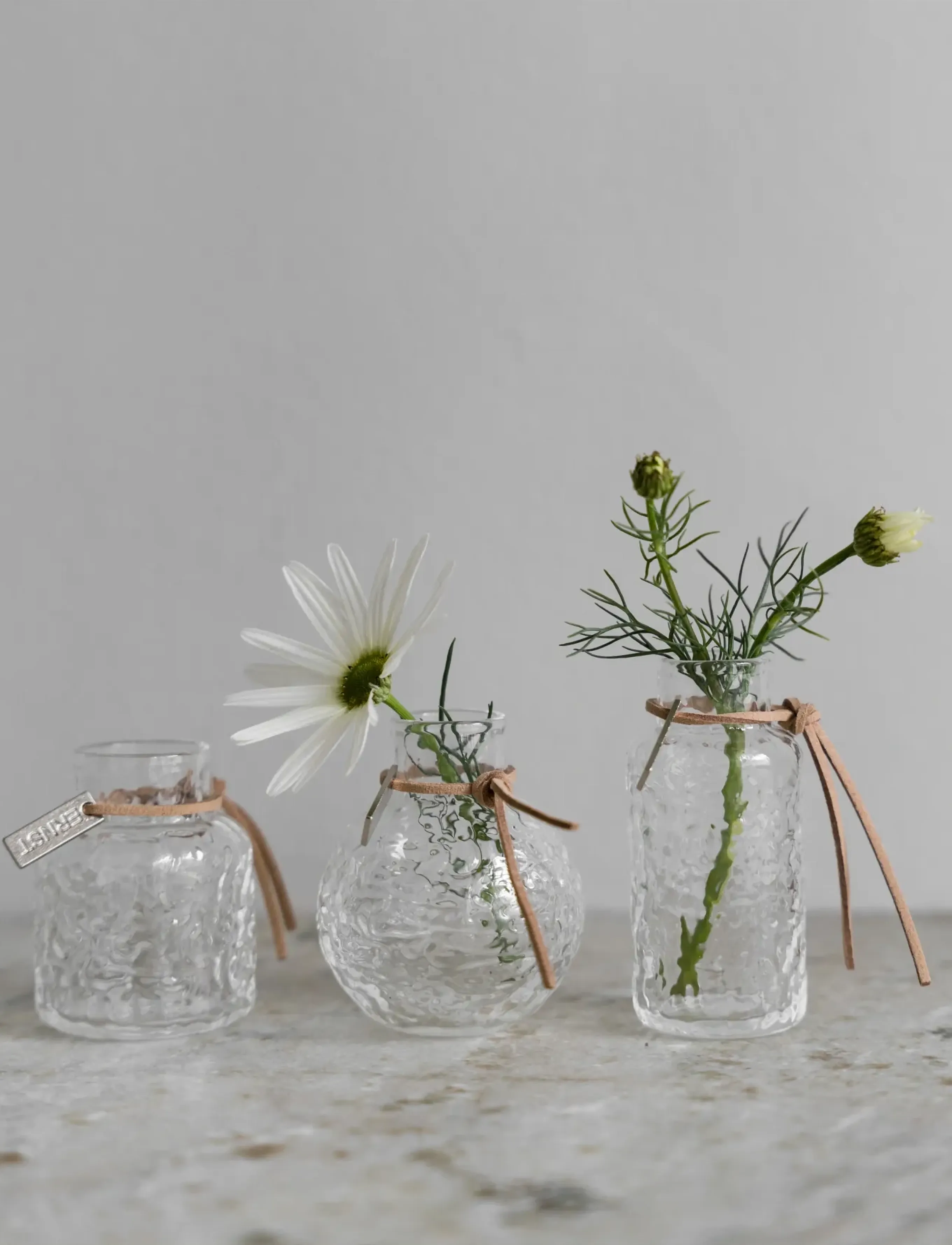 ERNST Glassvases 3-P, One Size, Nude, Vases > Other Vases, Unisex