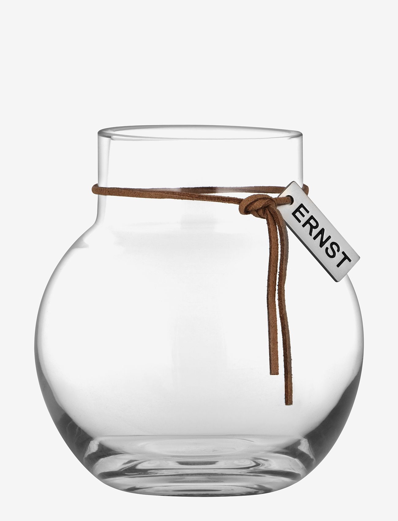 ERNST - Glassvase / Candleholder - kleine vasen - clear - 0