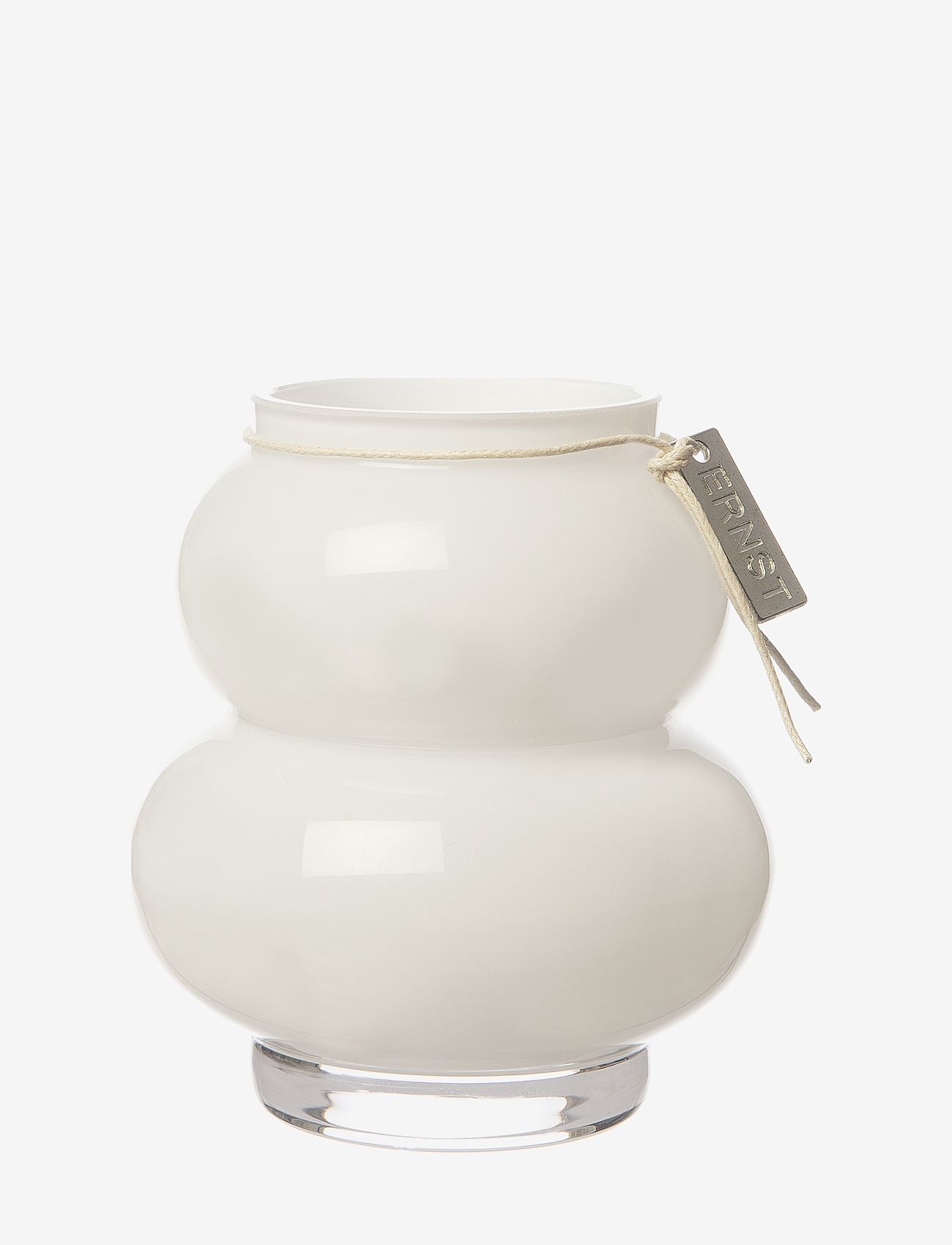ERNST - Glass vase - kleine vasen - white - 0