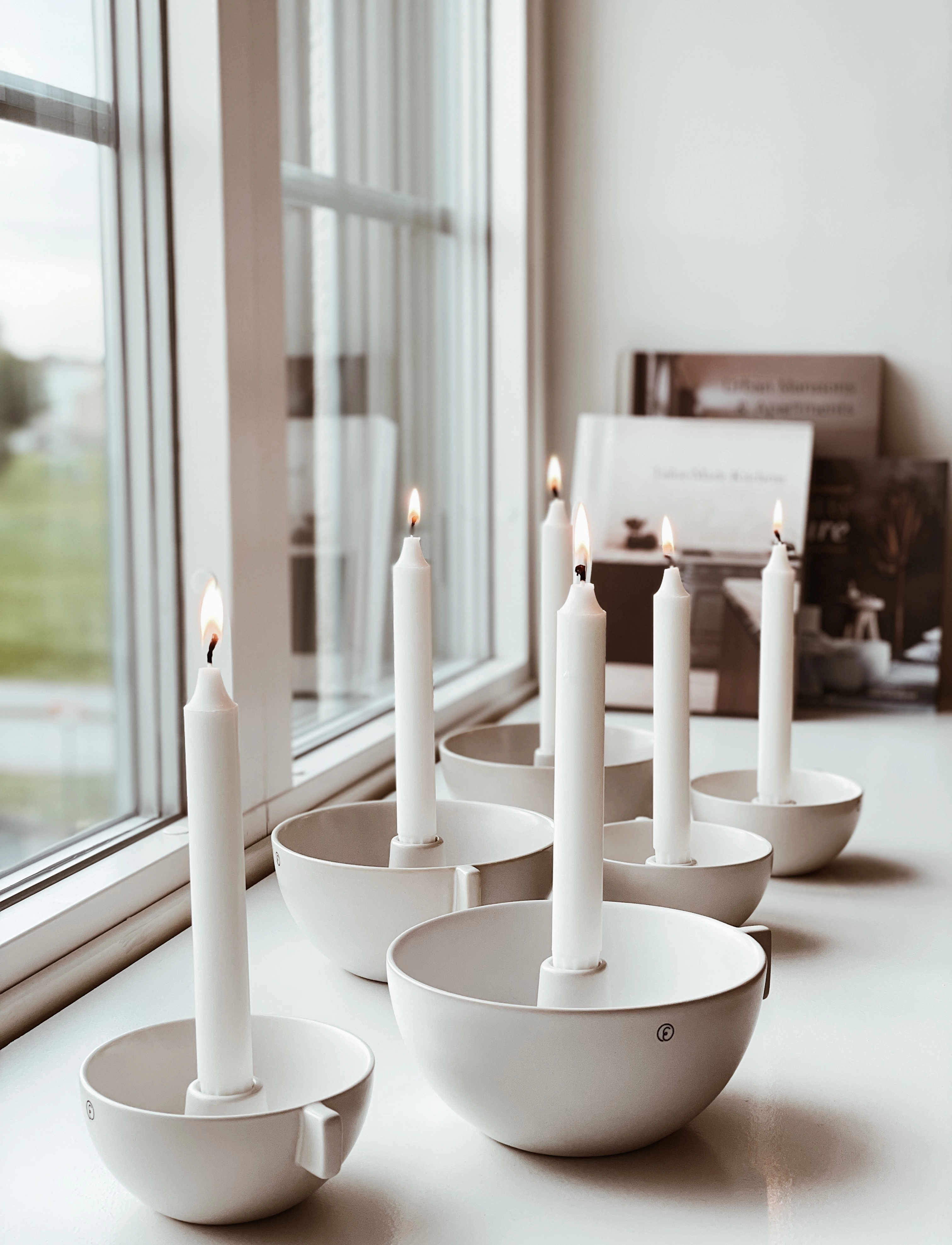 ERNST Lyseskål, Ø 12 cm, Candlesticks & Lanterns, Schwarz - Candlesticks, Homeware