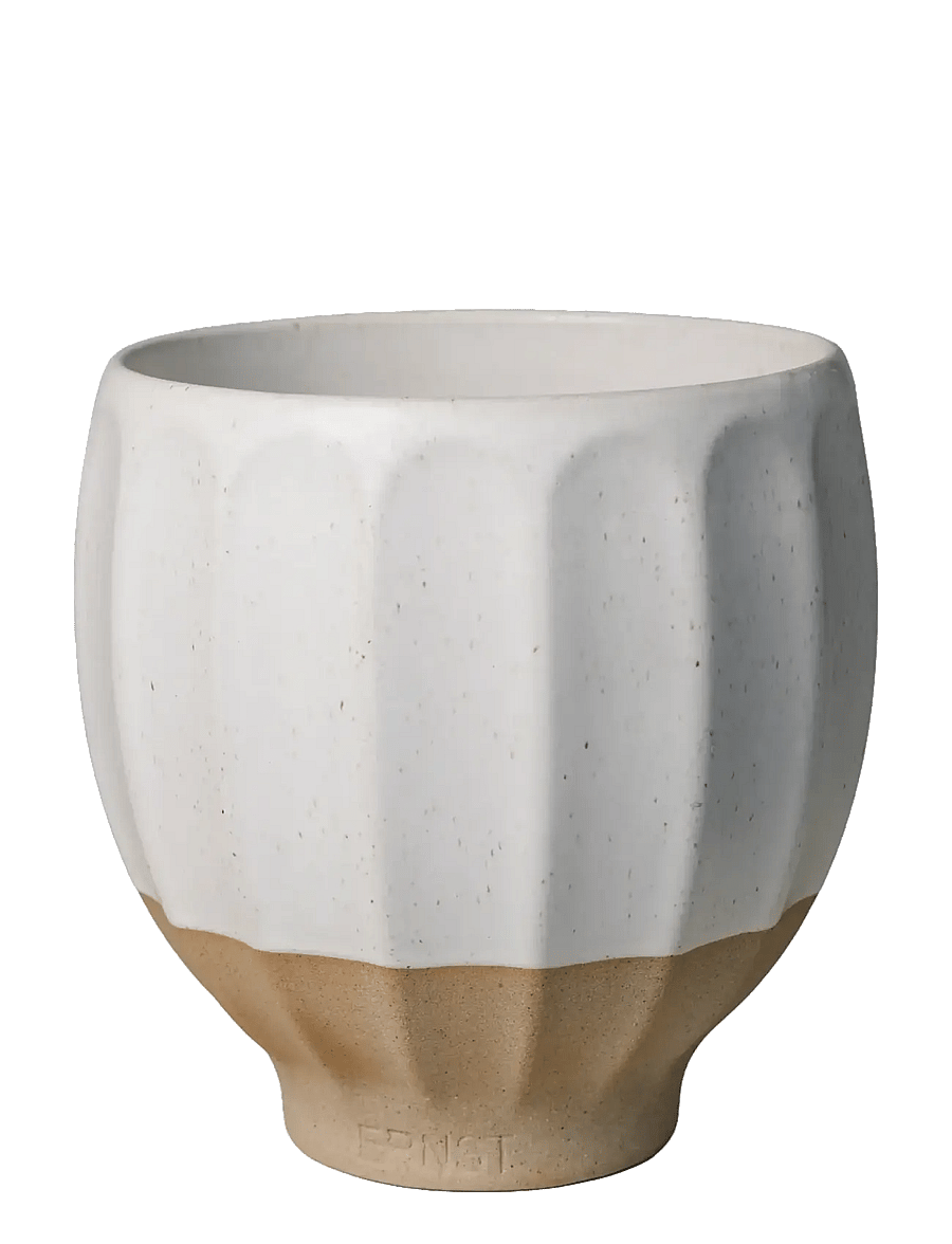 ERNST - Pot - blumentöpfe - white/natural - 0