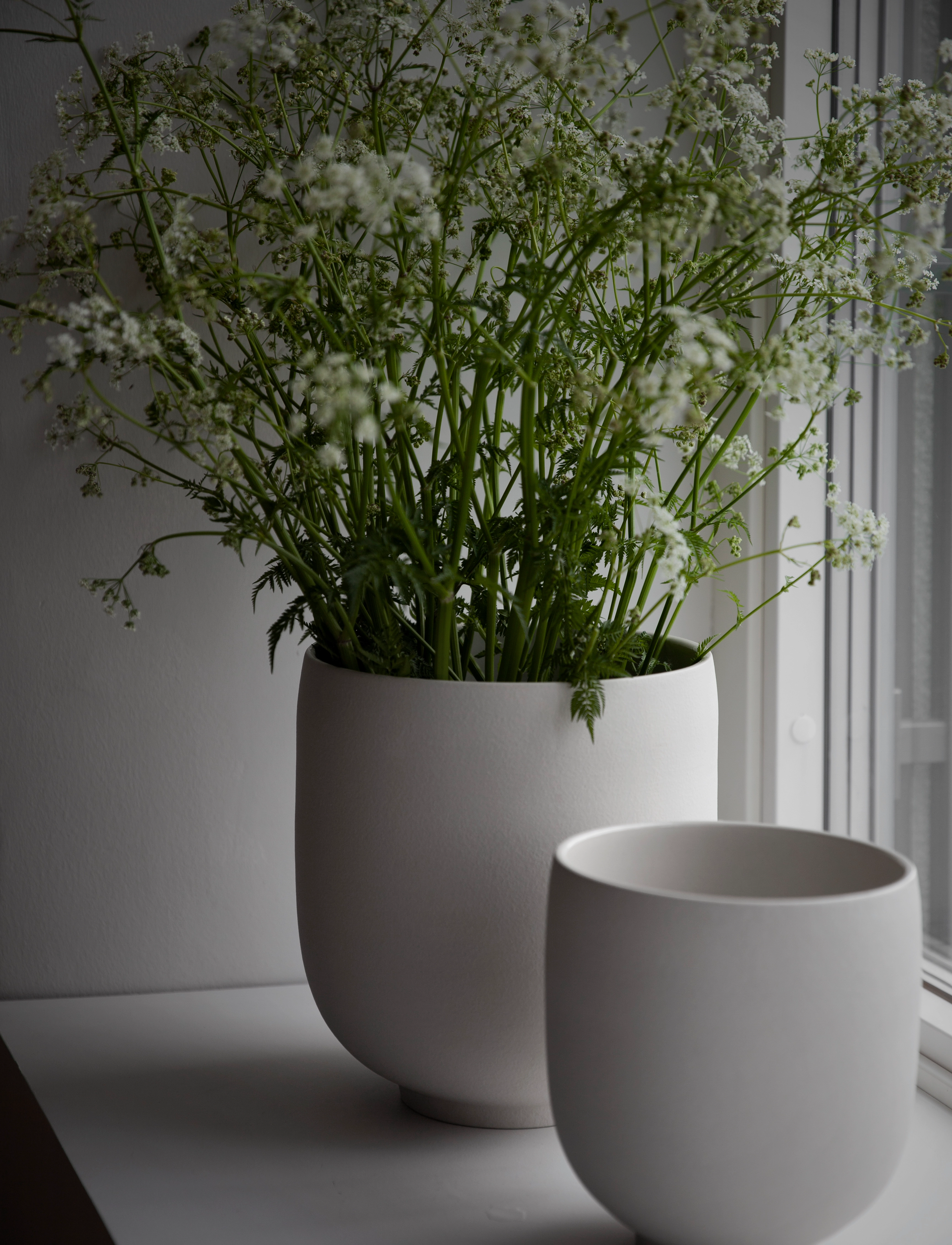 ERNST Krukke, H28 cm, Cream, Dekoration > Blomsterpotter, Unisex
