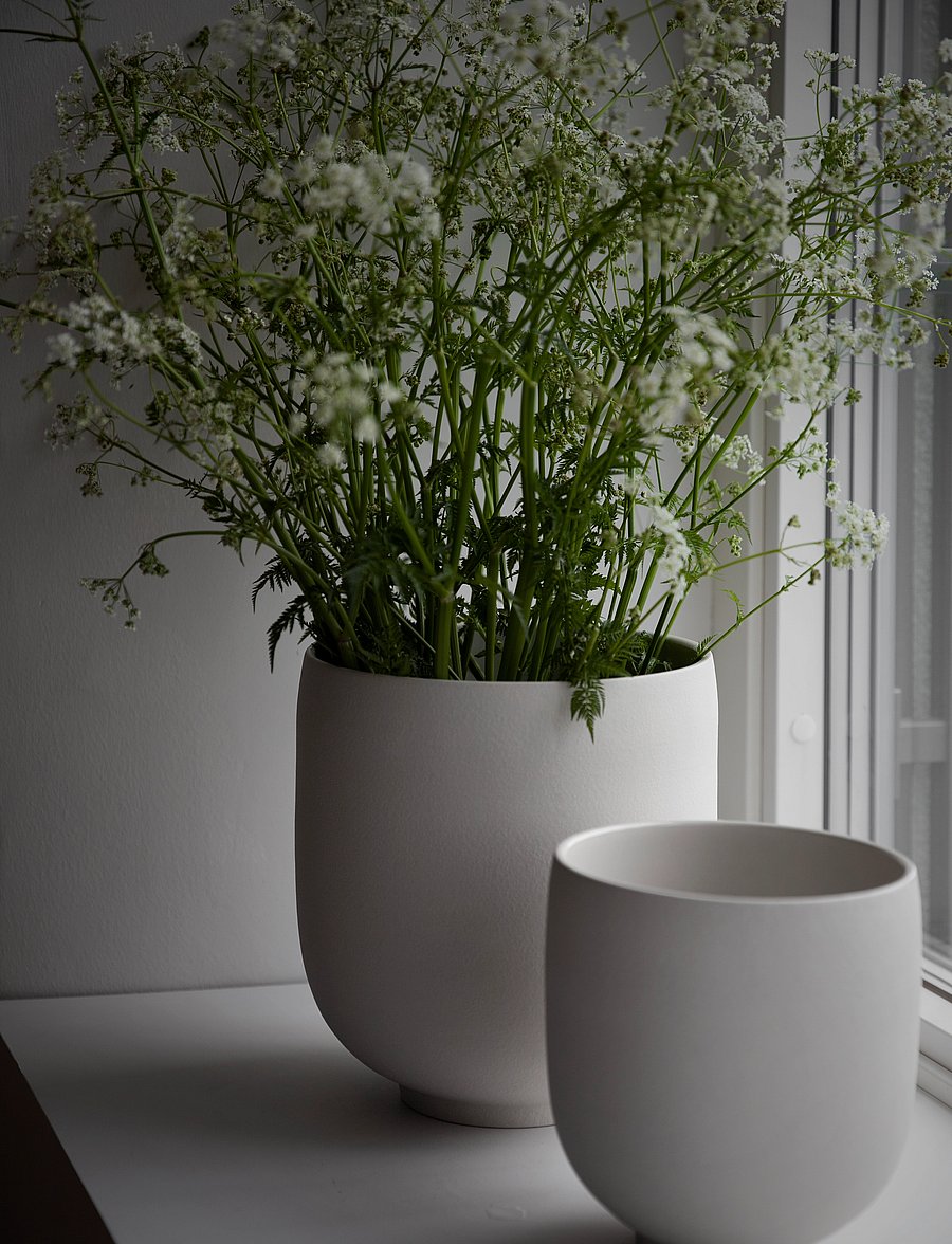 ERNST - Pot - blumentöpfe - natural white - 0